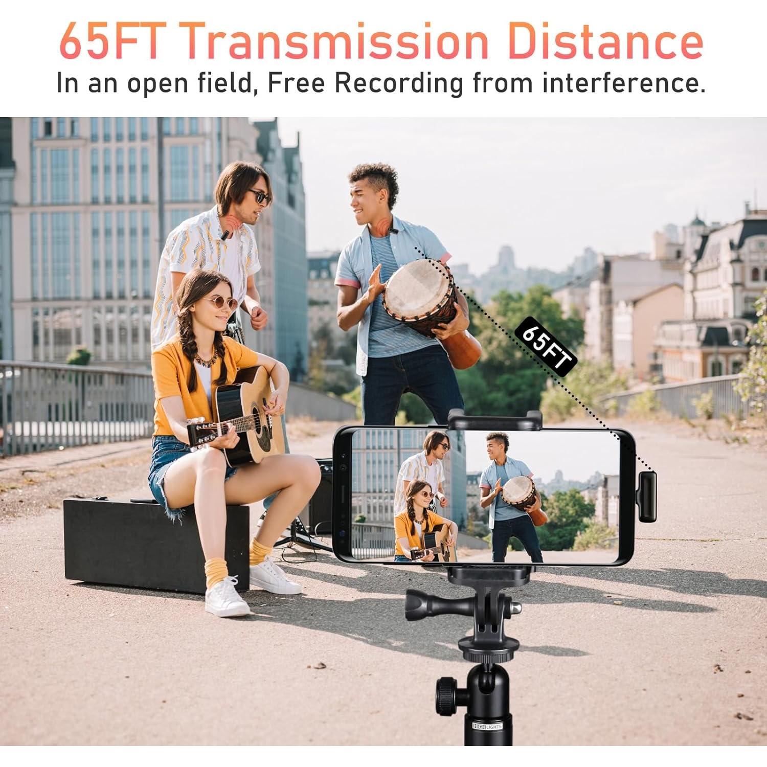 Micrófono Lavalier Inalámbrico Melusen J13 para iPhone/iPad