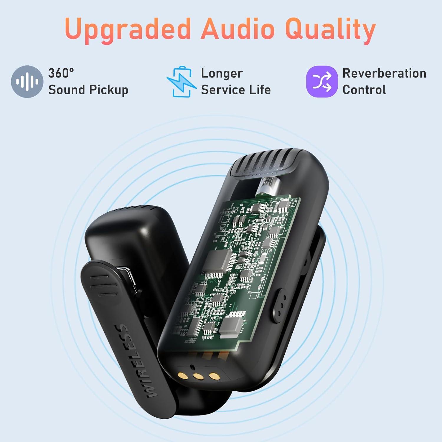 Micrófono Lavalier Inalámbrico Melusen J13 para iPhone/iPad