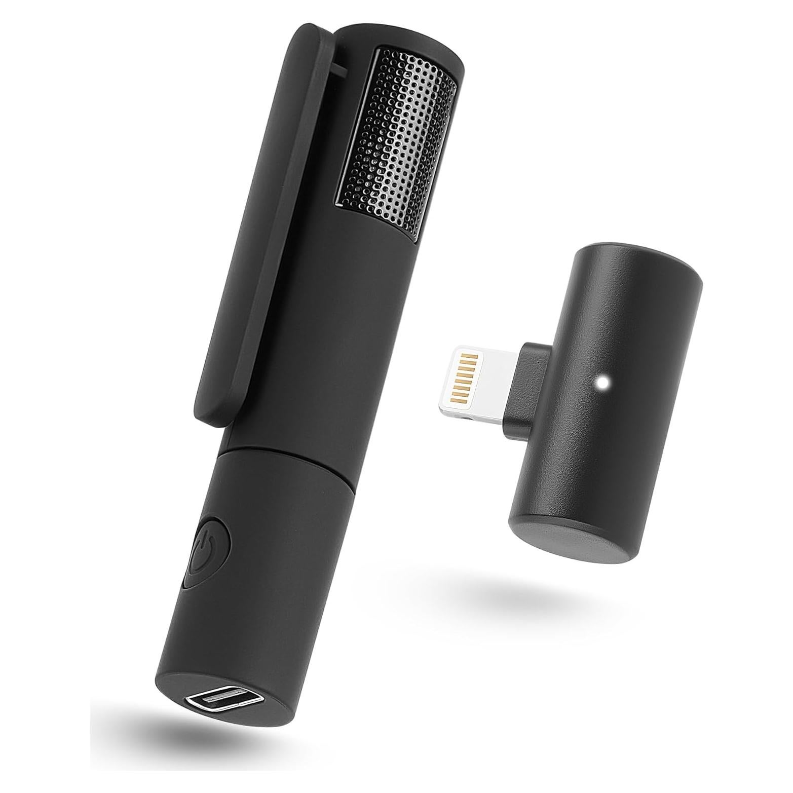 Micrófono Lavalier Inalámbrico EACHWELL para iPhone - Negro