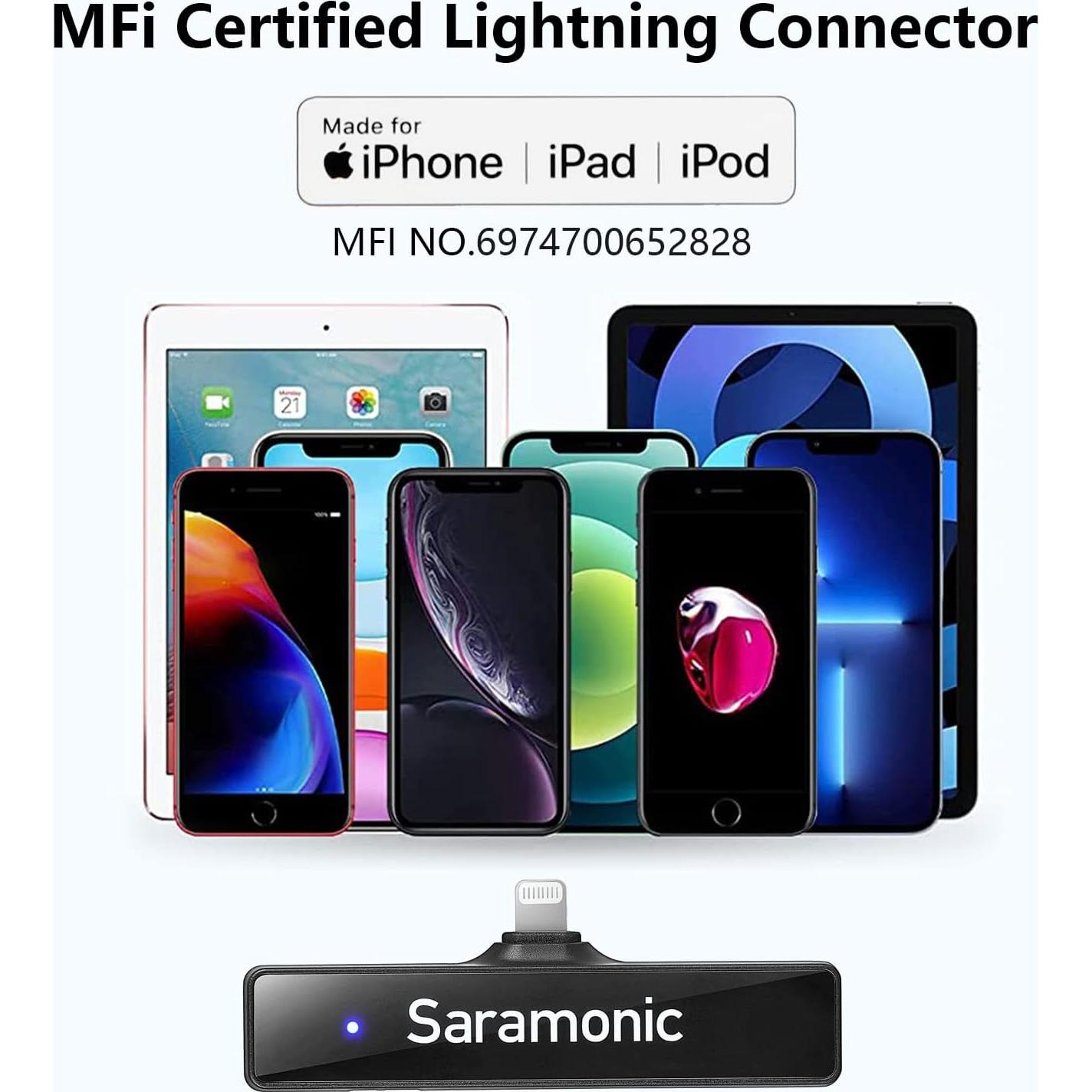 Micrófono Lavalier Inalámbrico Saramonic Blink900 S3 200m