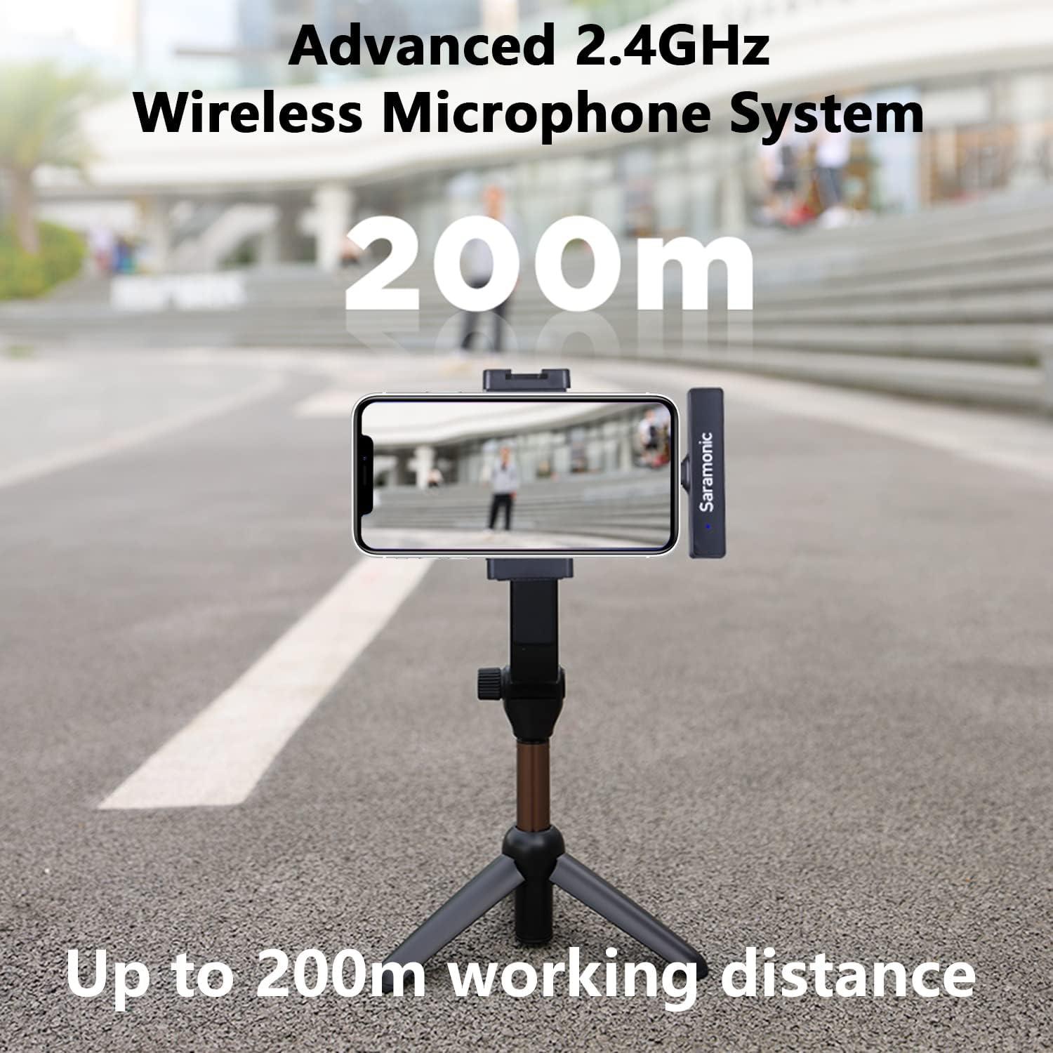 Micrófono Lavalier Inalámbrico Saramonic Blink900 S3 200m