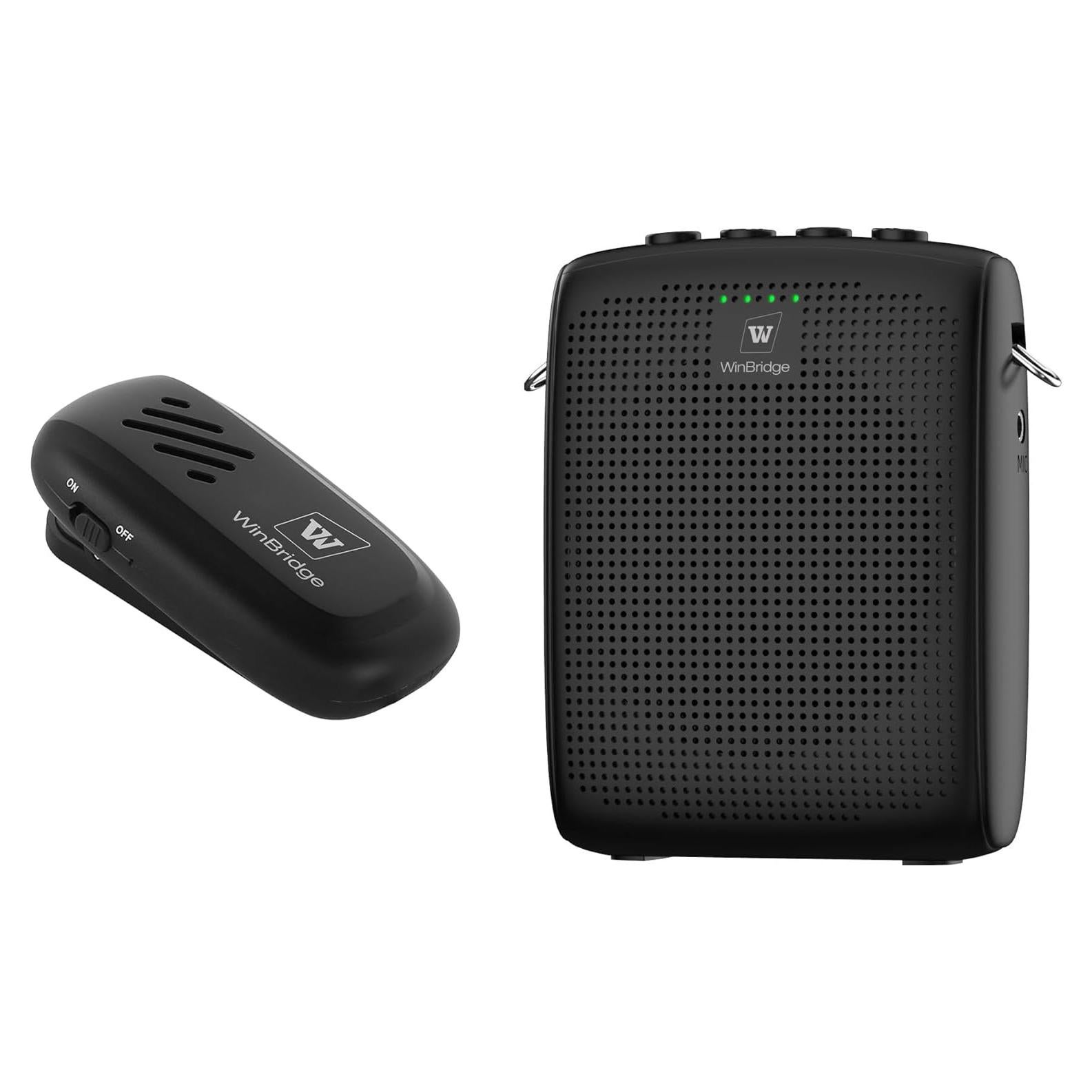Amplificador de Voz Inalámbrico WinBridge WB005 15W con Micrófono Lavalier