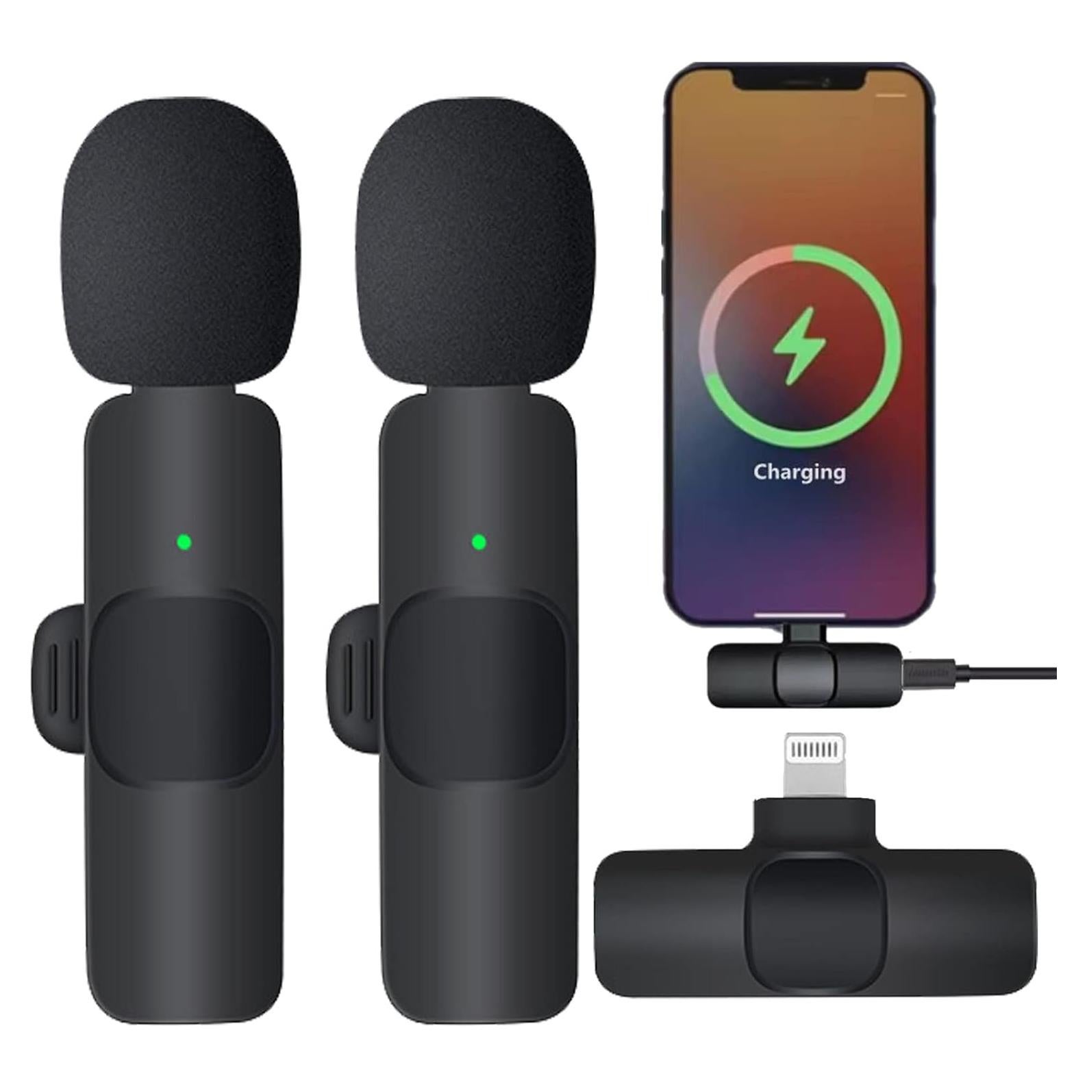 Micrófono Lavalier Inalámbrico Atazevk K9-2 para iPhone