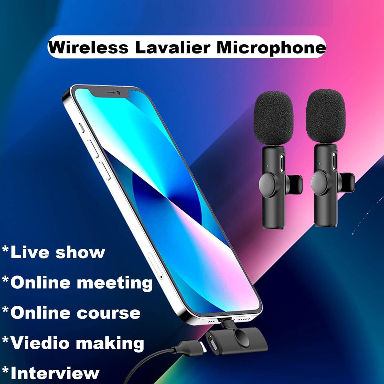 Micrófono Lavalier Inalámbrico Atazevk K9-2 para iPhone