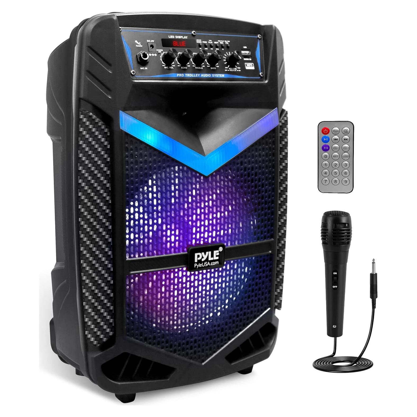 Altavoz PA Bluetooth Pyle PPHP1042B 600W 10" Recargable