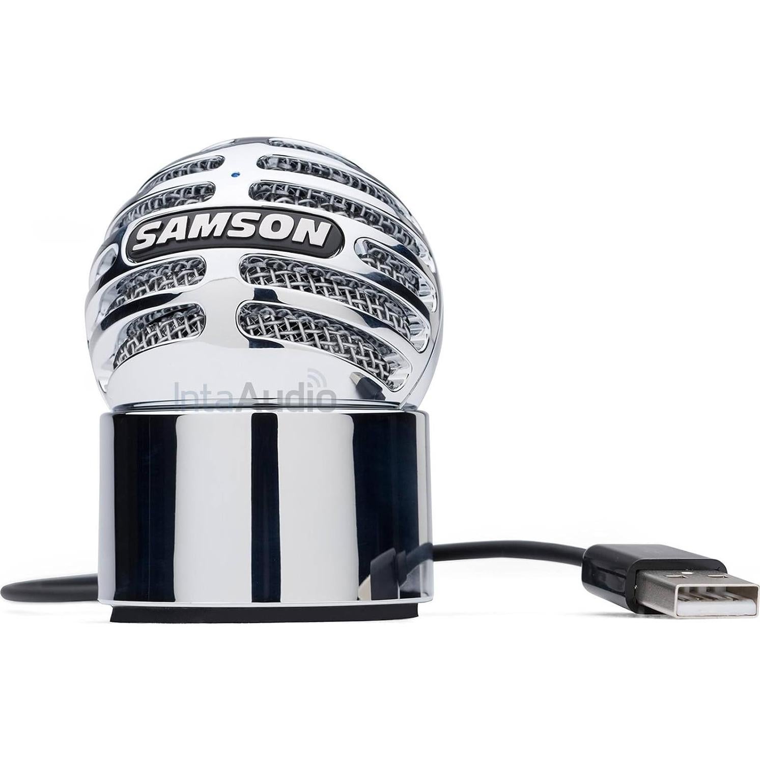 Micrófono de Condensador USB Samson Meteorito Cromo 20Hz-20kHz