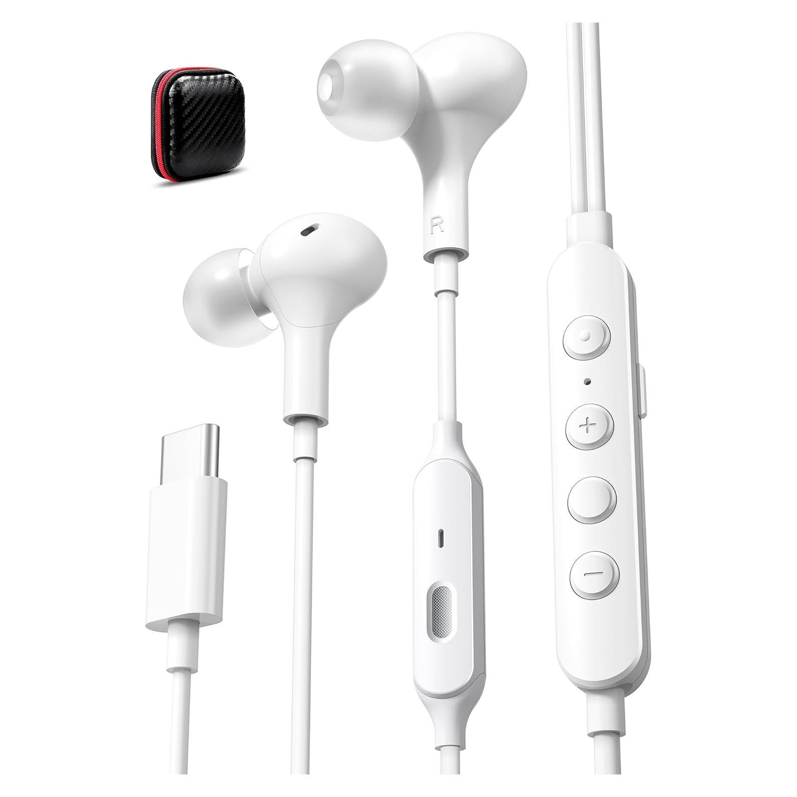 Auriculares USB C iMangoo con Micrófono y Cancelación de Ruido