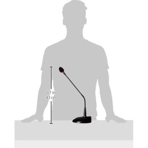 Micrófono de Condensador Monoprice Cuello de Ganso Negro