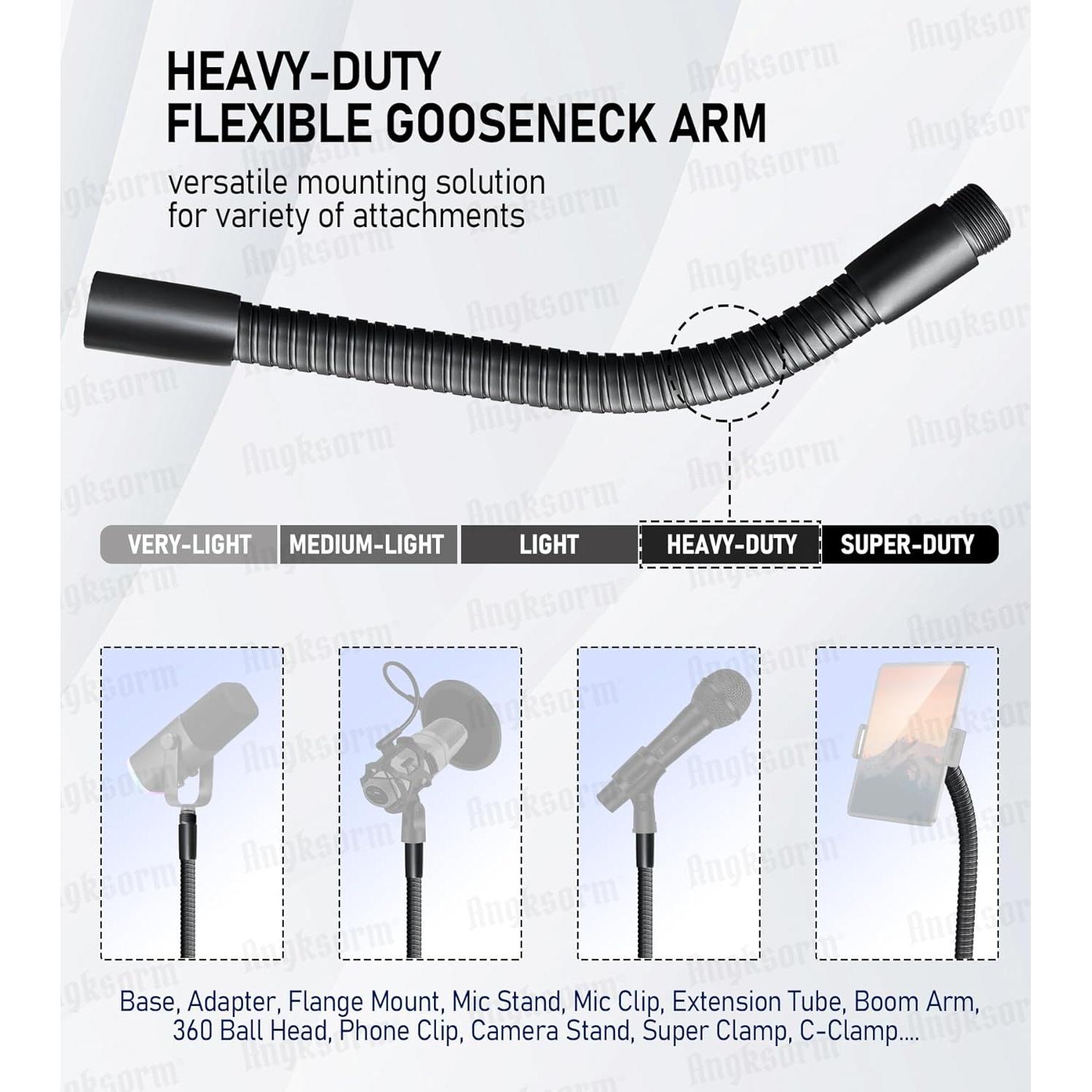 Soporte de Micrófono Flexible Angksorm FMA500 60.96 cm