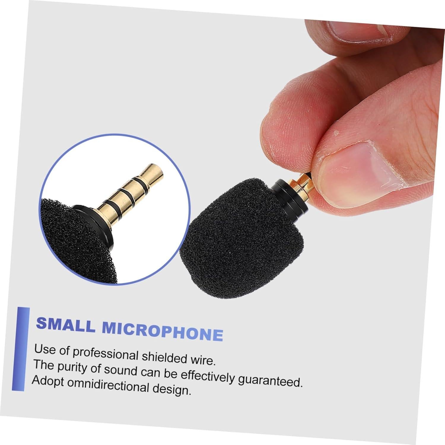 BESTonZON Handheld Streaming Microphone Mini Voice Recording for Live Singing Phone