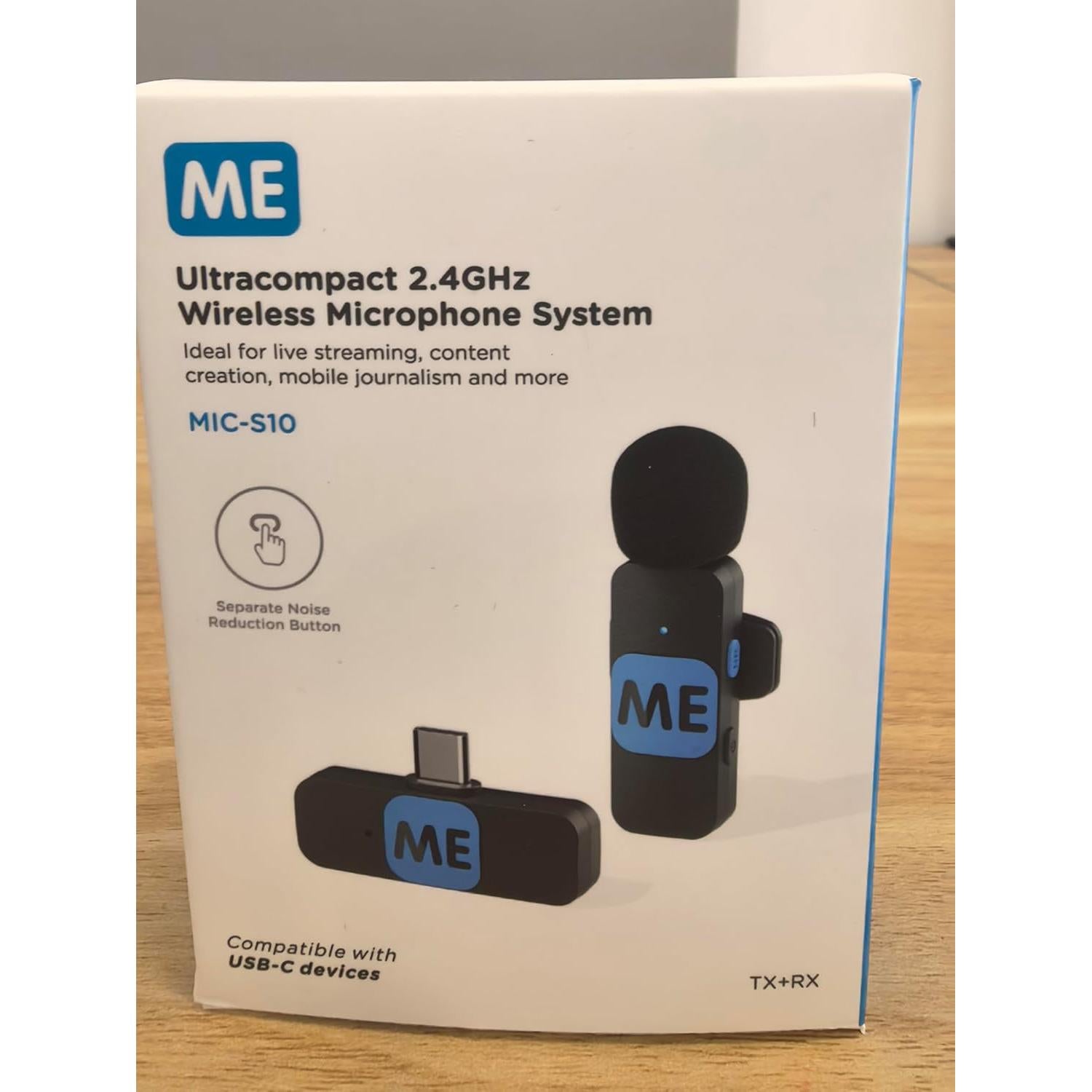 Micrófono Inalámbrico ME MIC-S10 USB-C para Android 50m