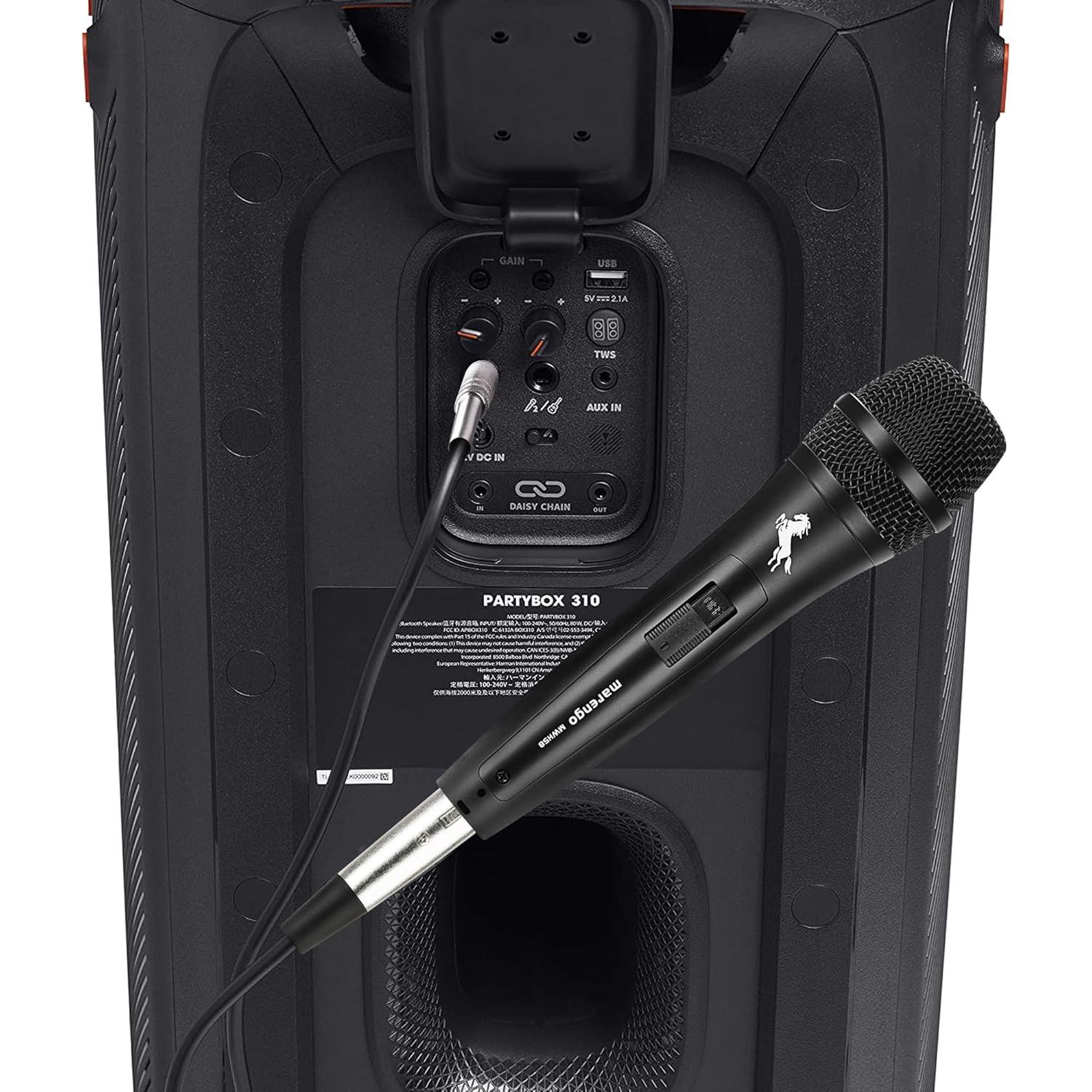 Micrófono Vocal Dinámico Marengo MWH58 con Cable de 4m