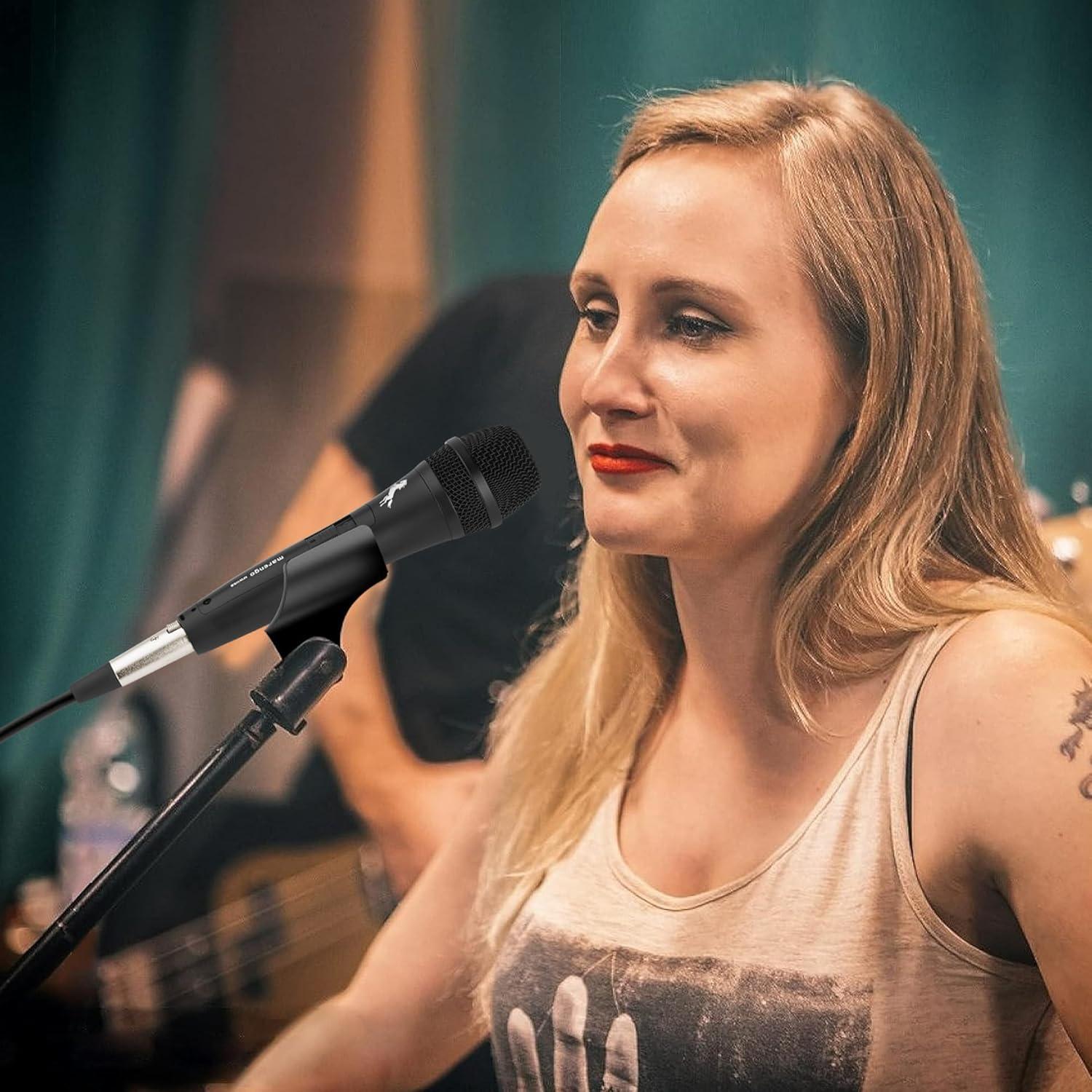 Micrófono Vocal Dinámico Marengo MWH58 con Cable de 4m