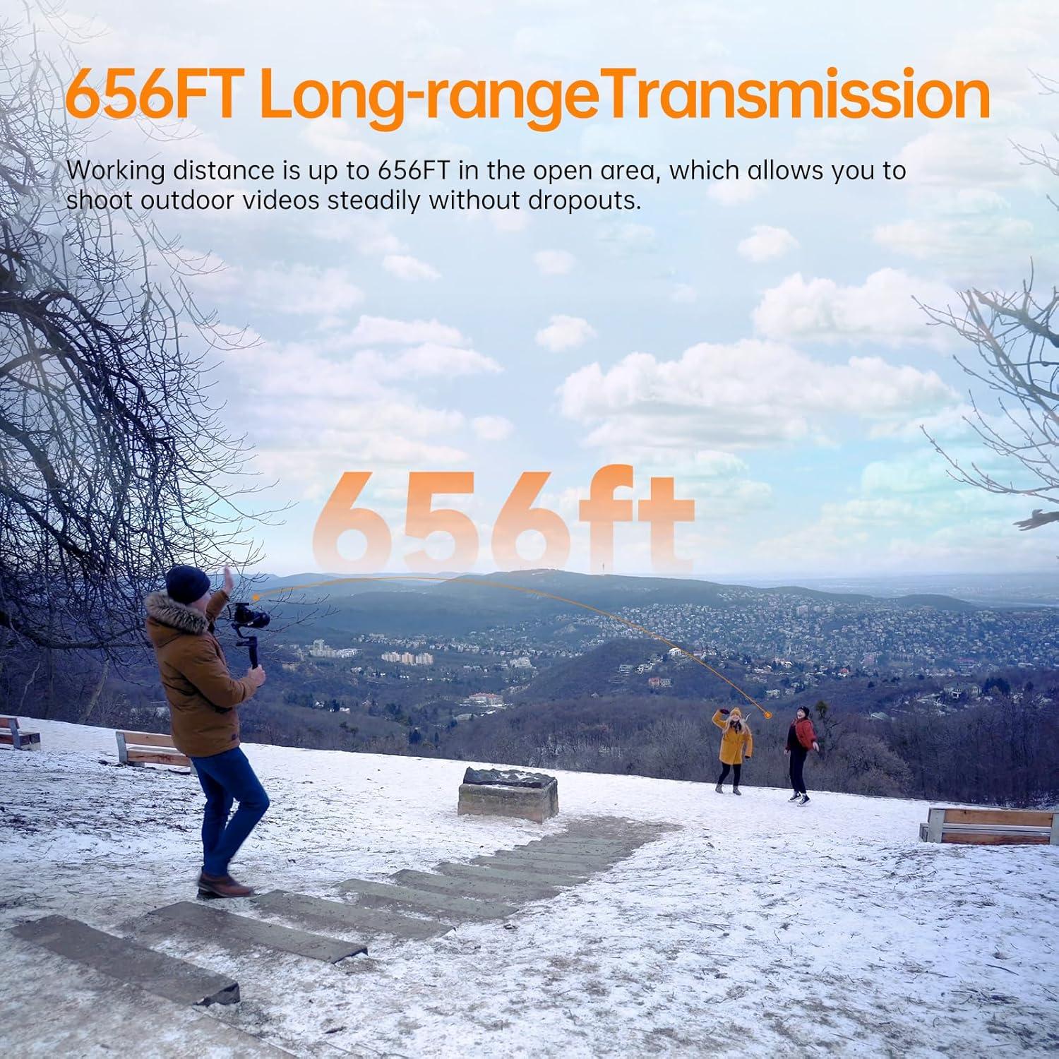 Micrófono Lavalier Inalámbrico Comica Vimo Q 4 Canales 200m