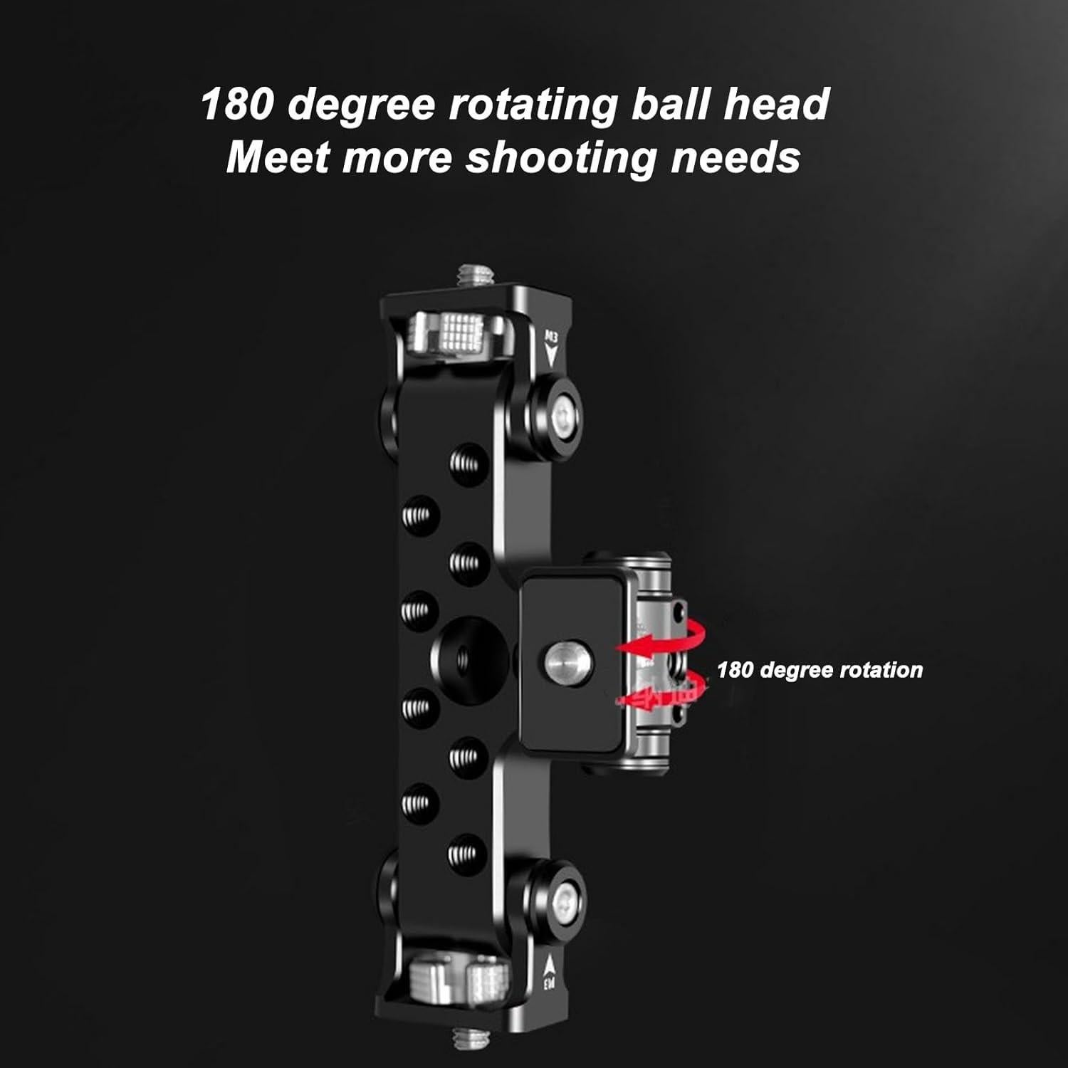 Adaptador de Montaje de Trípode GOWENIC para 3 Teléfonos