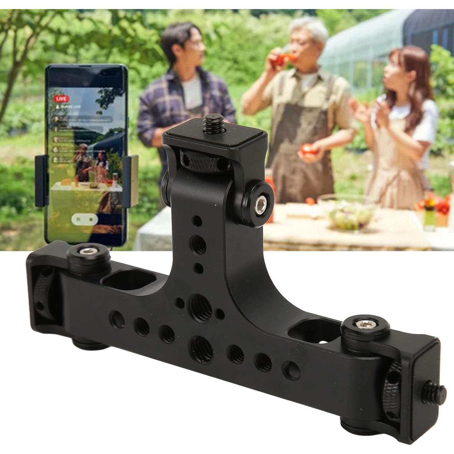 Adaptador de Montaje de Trípode GOWENIC para 3 Teléfonos