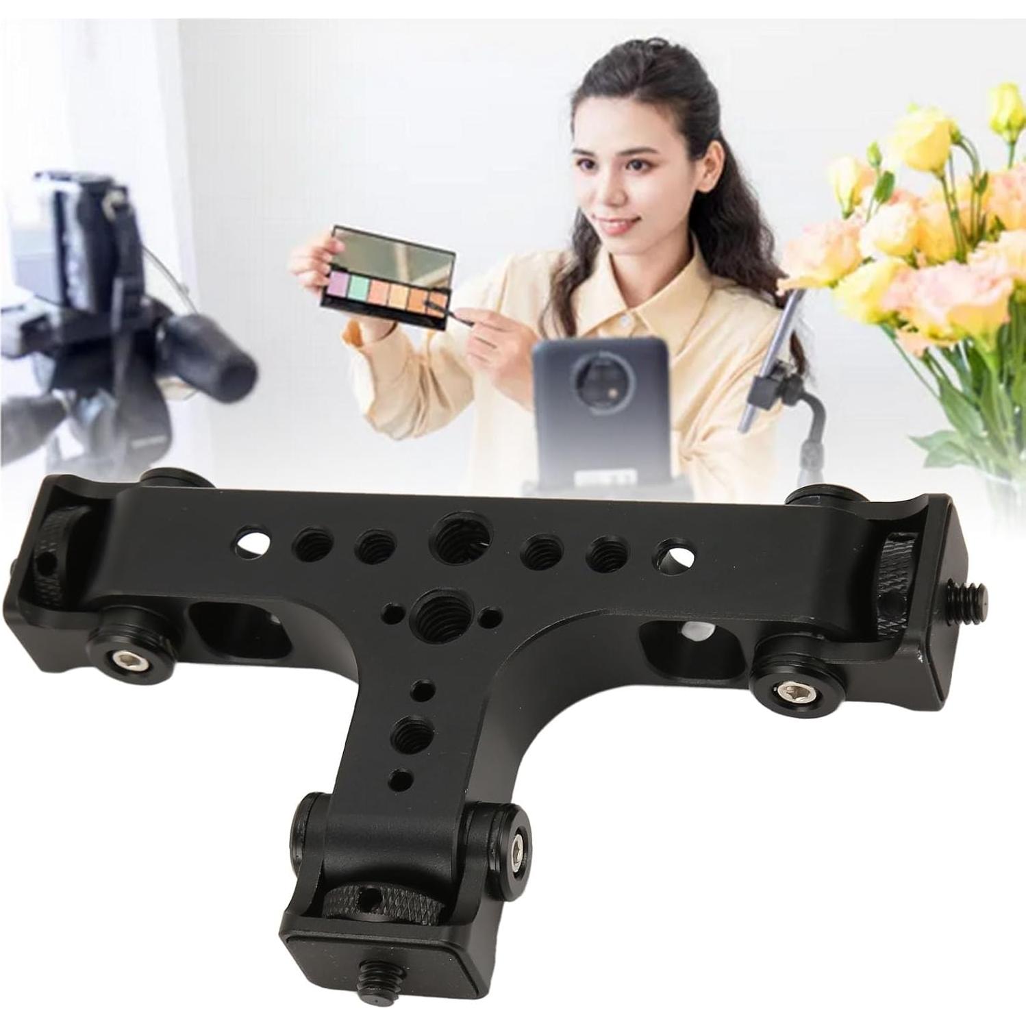 Adaptador de Montaje de Trípode GOWENIC para 3 Teléfonos