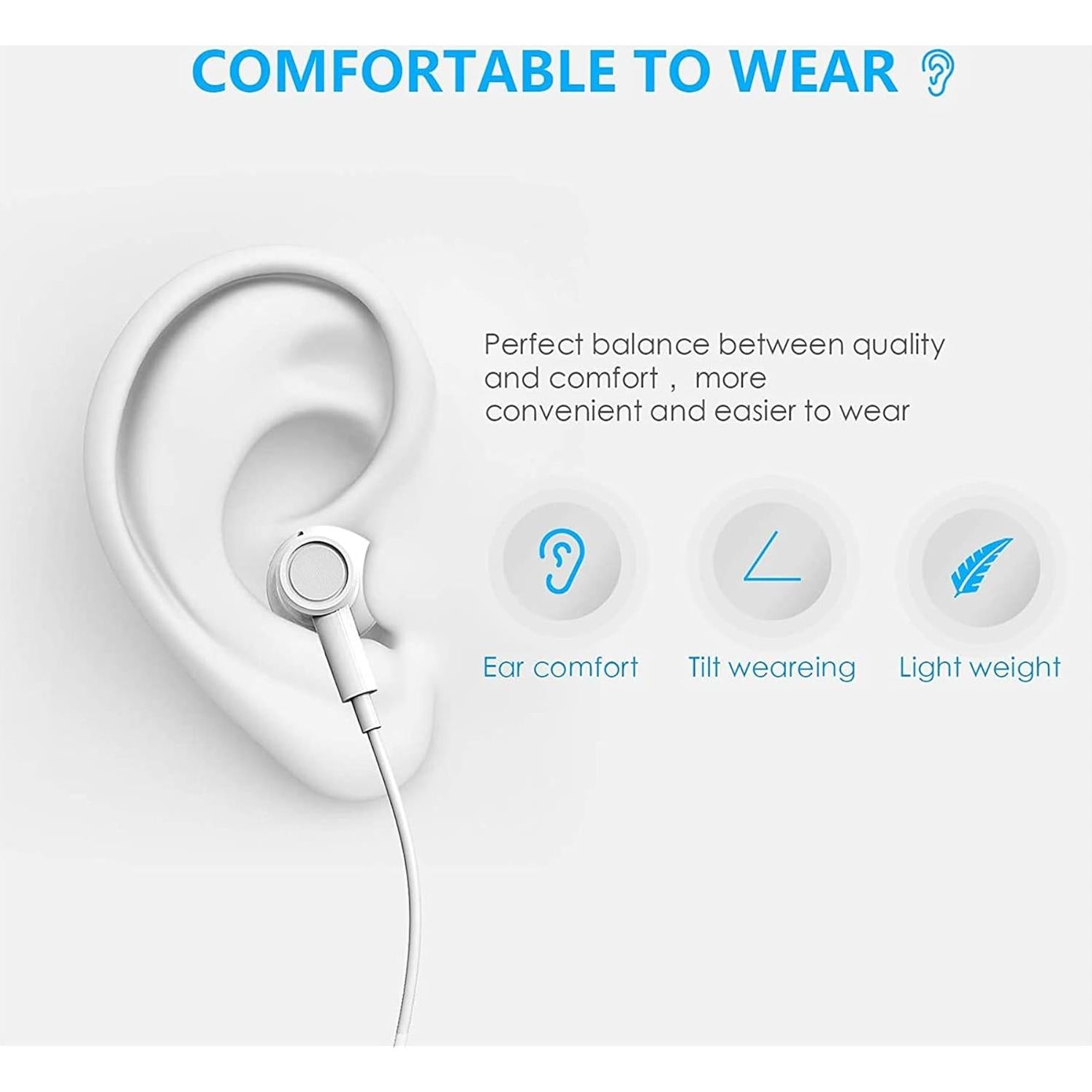 Auriculares USB C HiFi Estéreo Pcwfbzf TC-2025 - 2 Paquetes