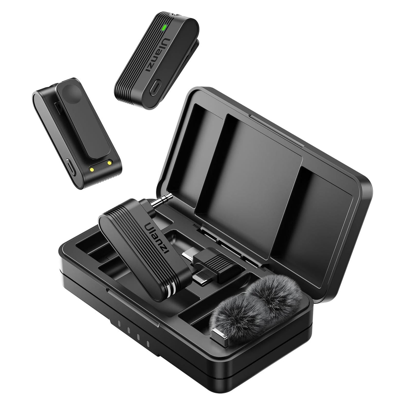 Micrófono Lavalier Inalámbrico ULANZI A100 con USB-C y 3.5mm