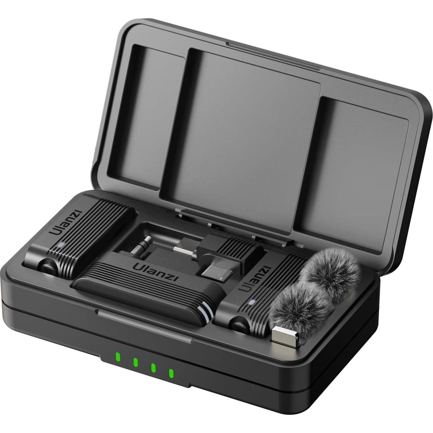 Micrófono Lavalier Inalámbrico ULANZI A100 con USB-C y 3.5mm