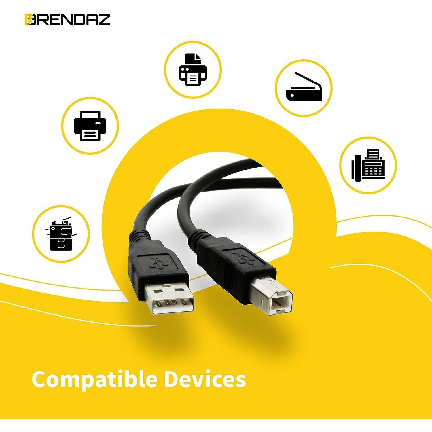 Cable USB 3.05m BRENDAZ para Micrófonos Samson G-Track Pro