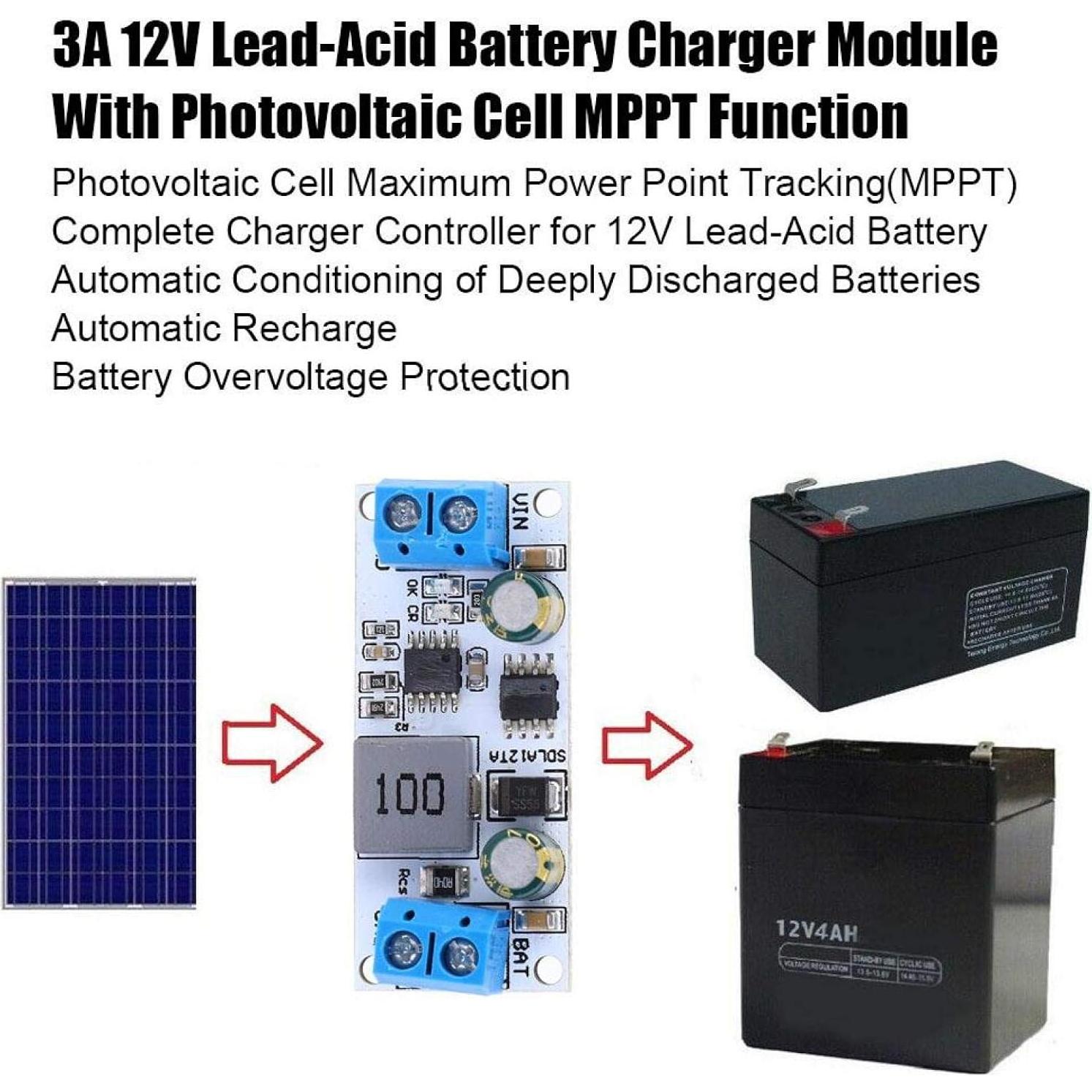 Controlador Solar MPPT SALUTUYA 12V para Baterías 1-1000AH