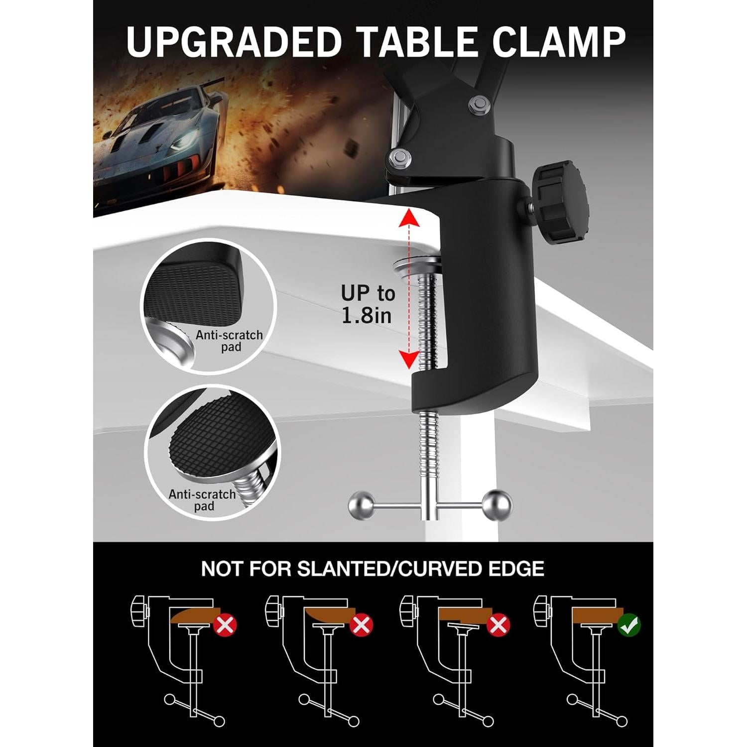 Brazo de Micrófono SUNMON para RODE NT-USB Mini - Soporte Ajustable