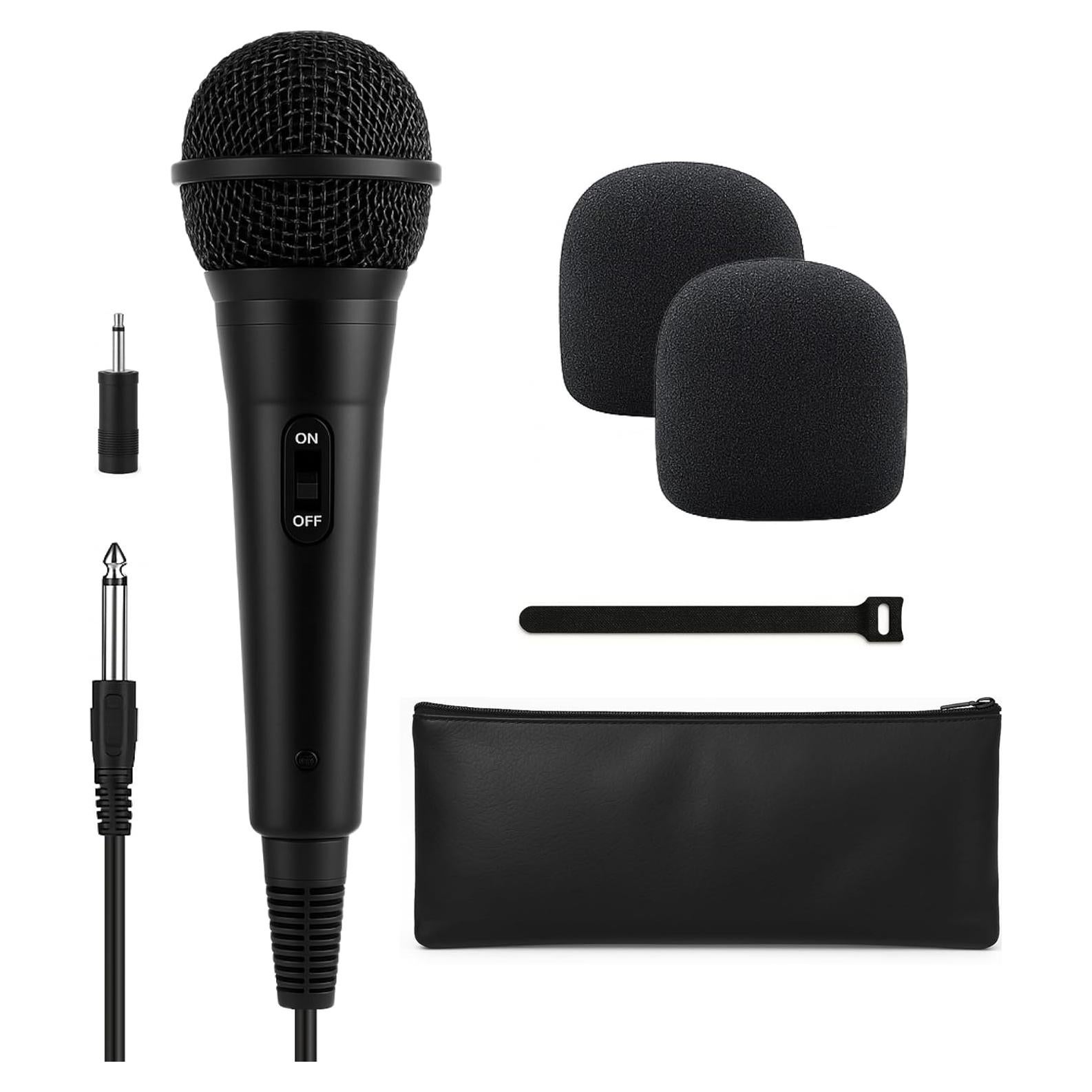 Micrófono Dinámico con Cable Bowens BOW102PL - 4.57m, Karaoke