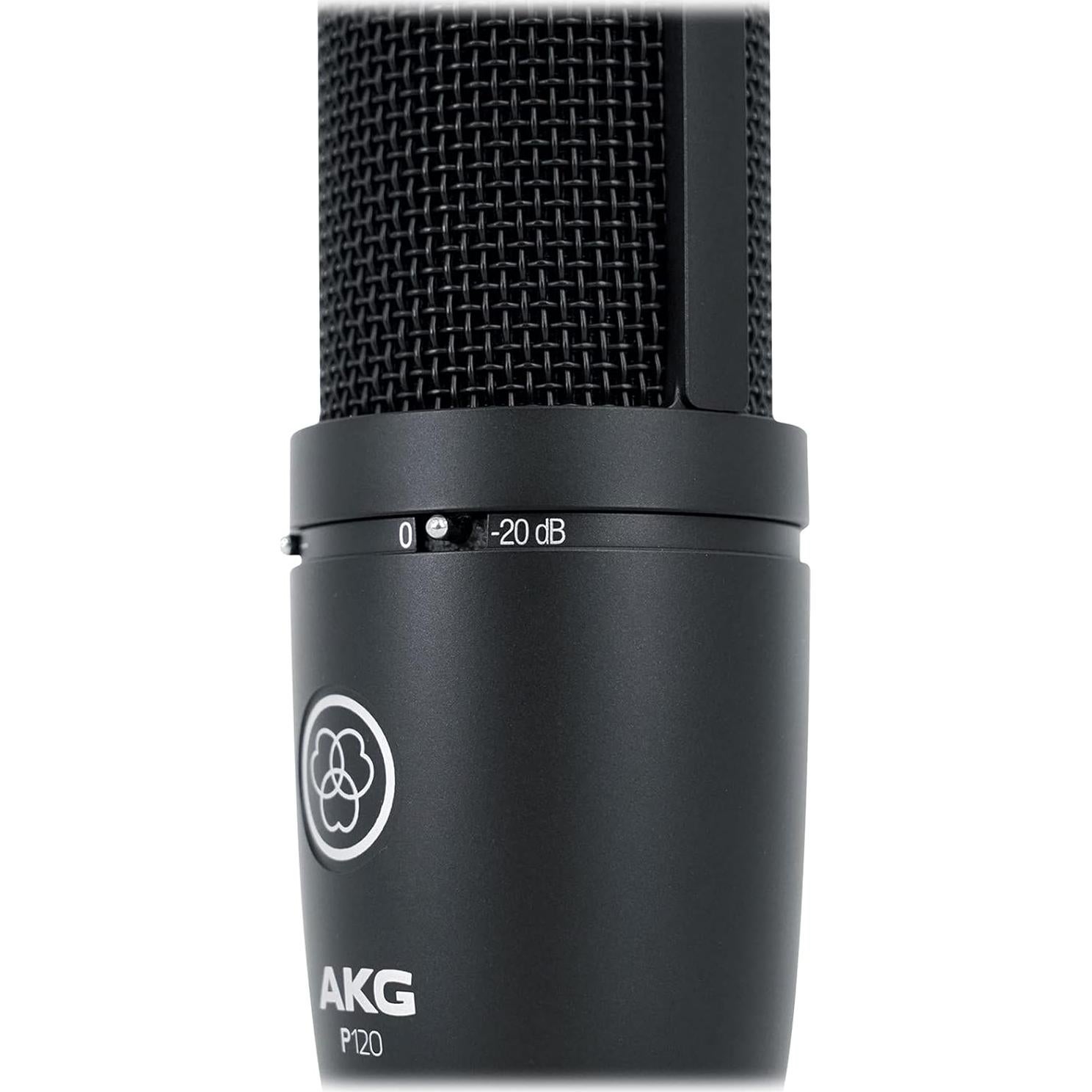 Micrófono de Condensador AKG P120 + Brazo Rockville DMS40