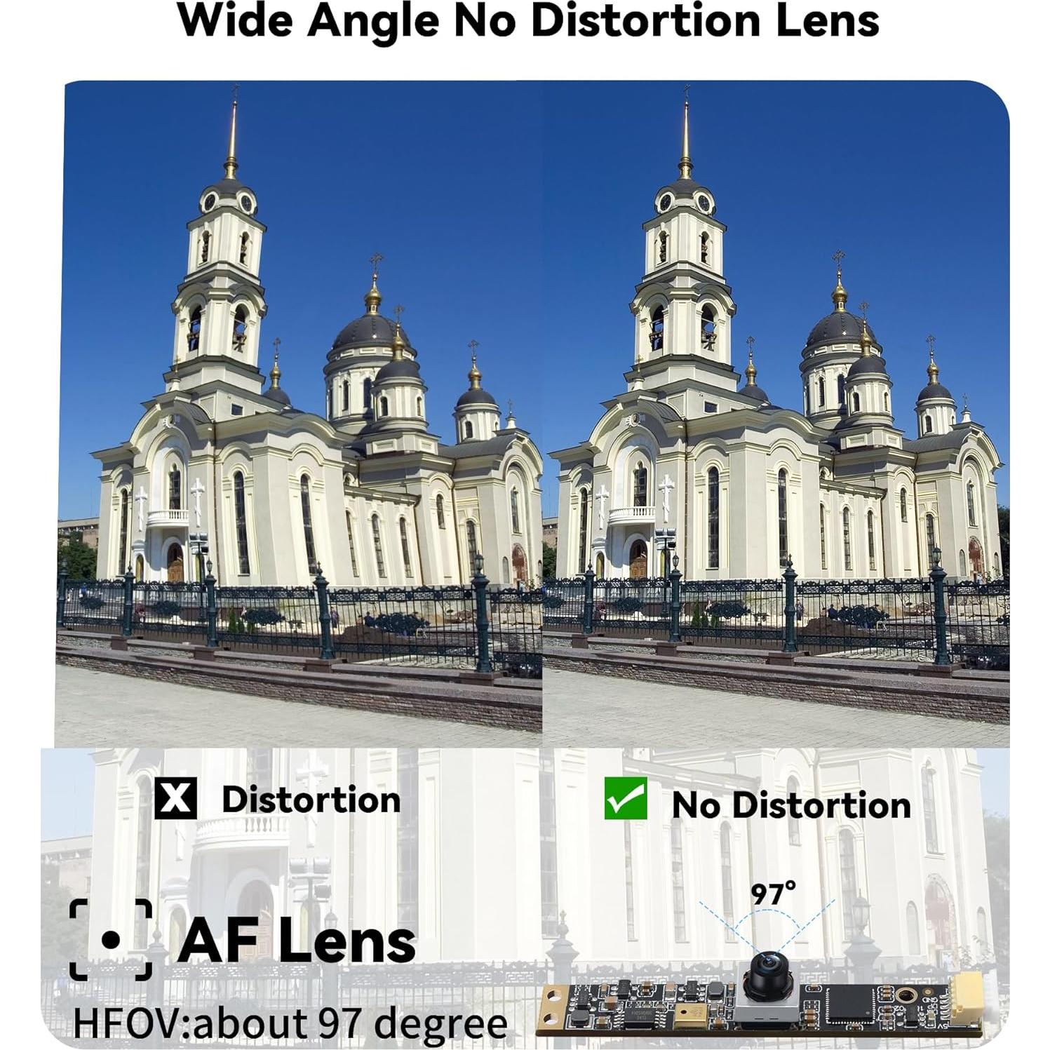 Cámara Web USB 16MP Hotpet con Autofoco y Micrófono Integrado