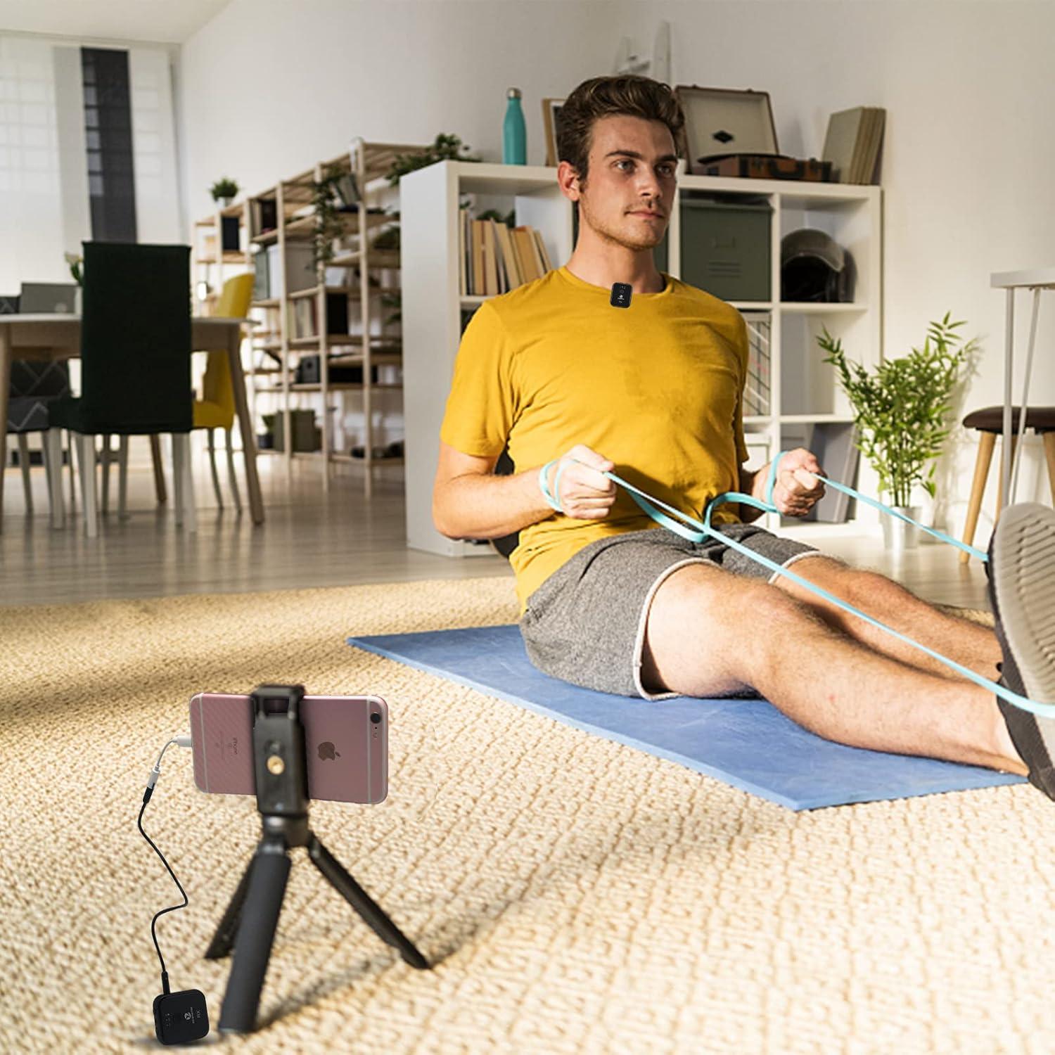 Micrófono Lavalier Inalámbrico ZOWEETEK Doble Canal 289g