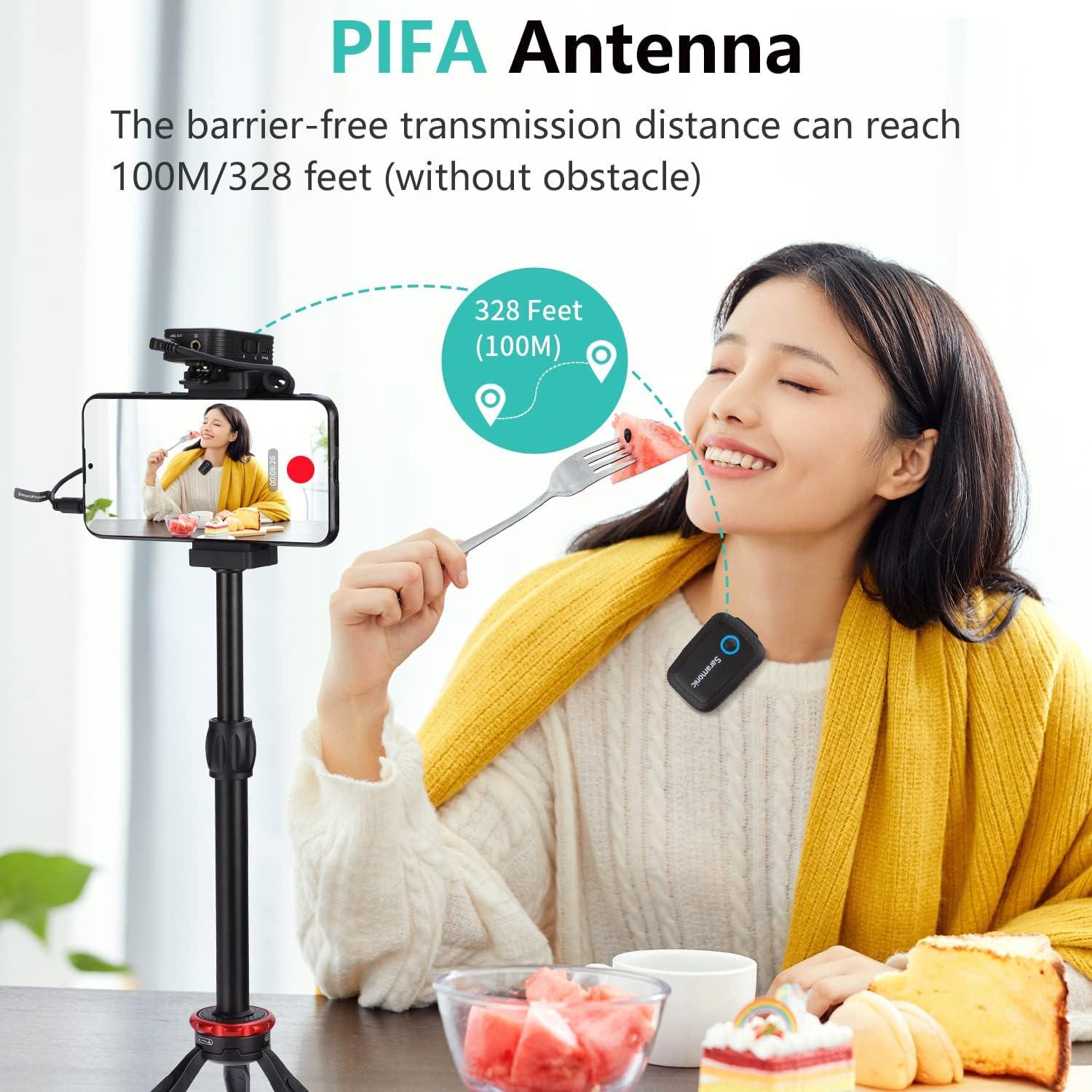 Micrófono Lavalier Inalámbrico Saramonic Blink500 T2 100m