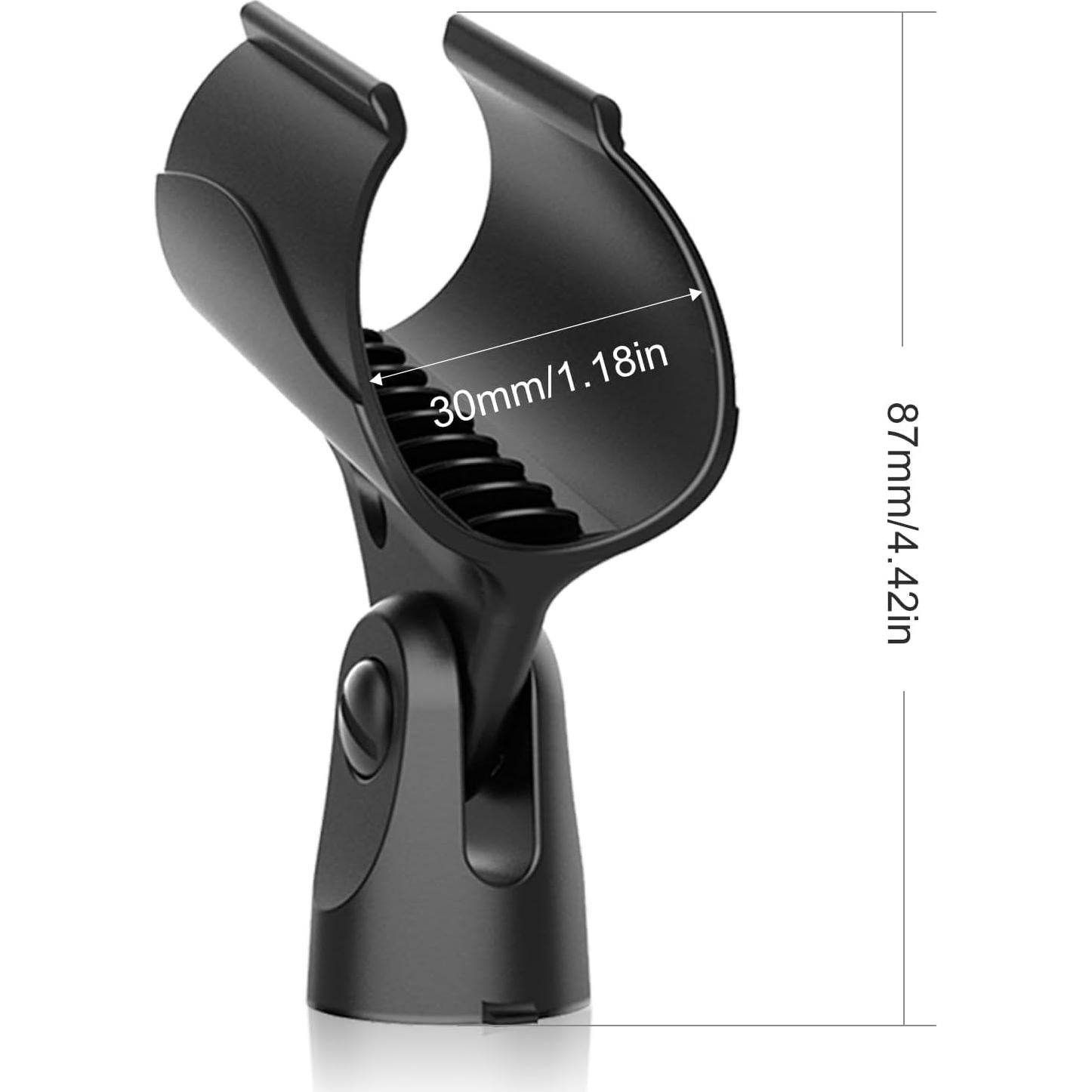 Soporte Doble para Micrófono de Aluminio - Universal hasta 2 Micrófonos