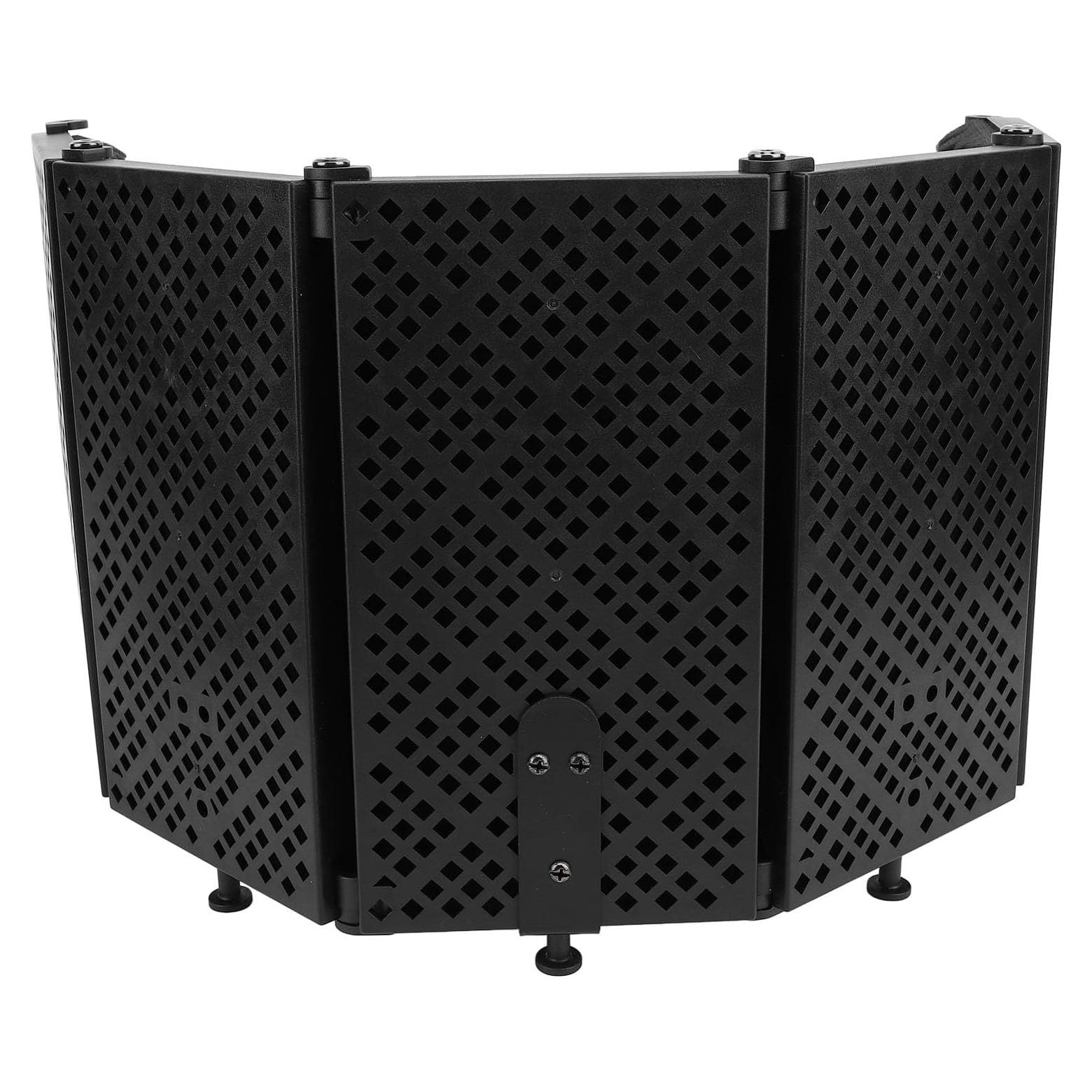 Aislamiento de Micrófono Plegable Alomejor con Soporte y Filtro