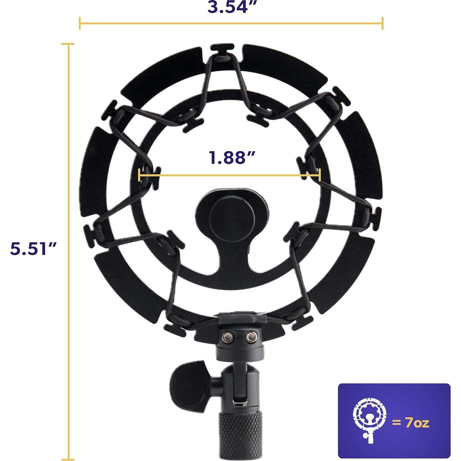 Soporte de micrófono Auphonix para Blue Yeti y Snowball