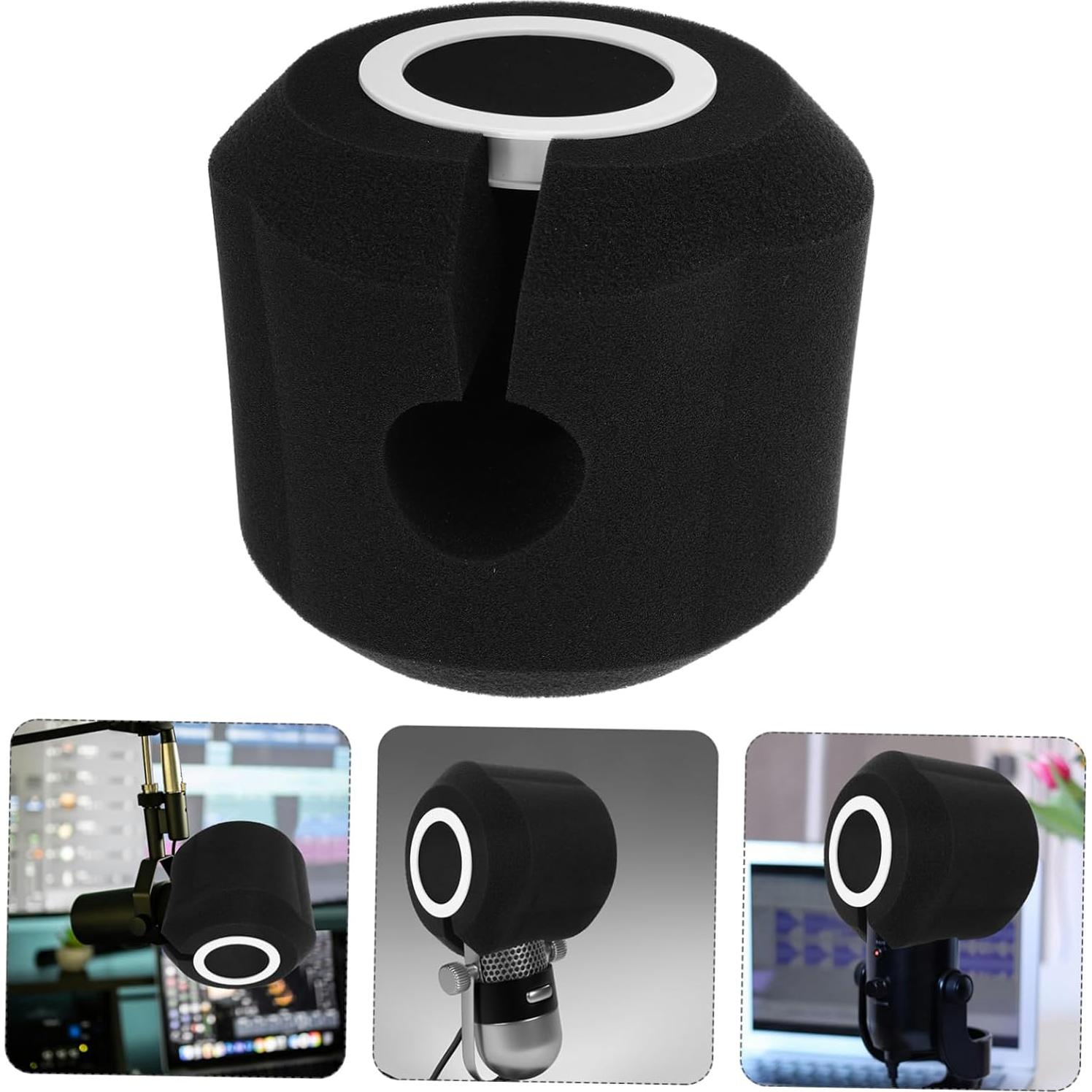 Yardwe Filtro de Esponja para Micrófono de Condensador 16cm