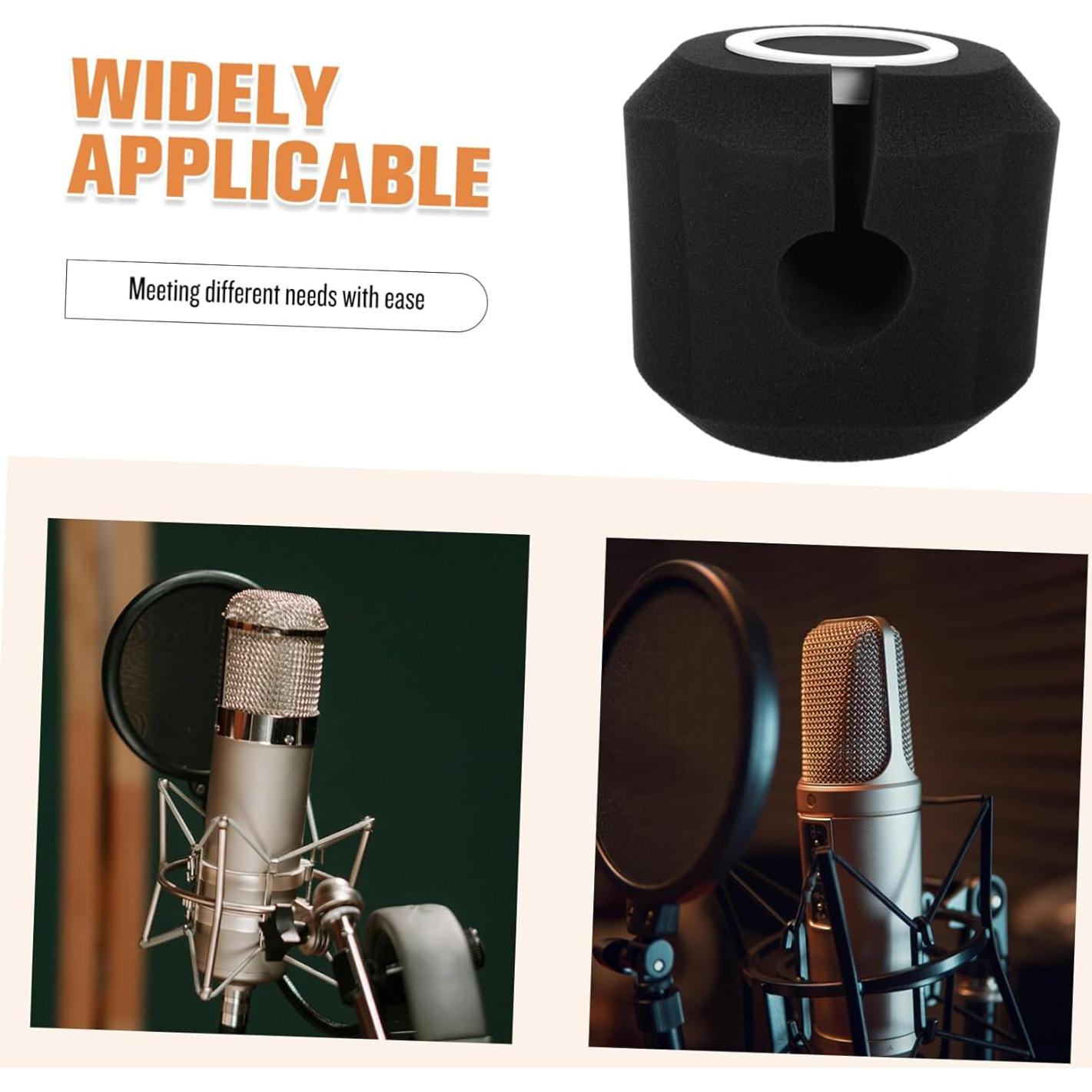 Yardwe Filtro de Esponja para Micrófono de Condensador 16cm