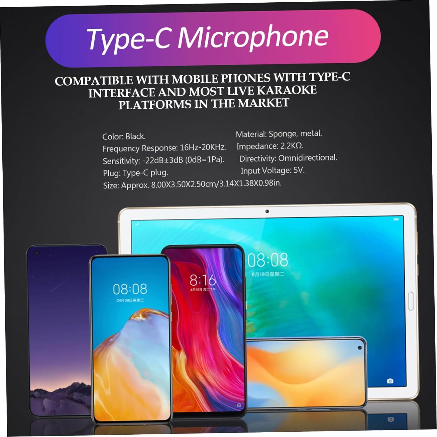 Micrófono Tipo C Toddmomy Flexible para Transmisiones en Vivo