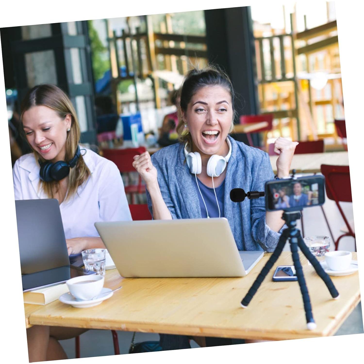 Micrófono Tipo C Toddmomy Flexible para Transmisiones en Vivo