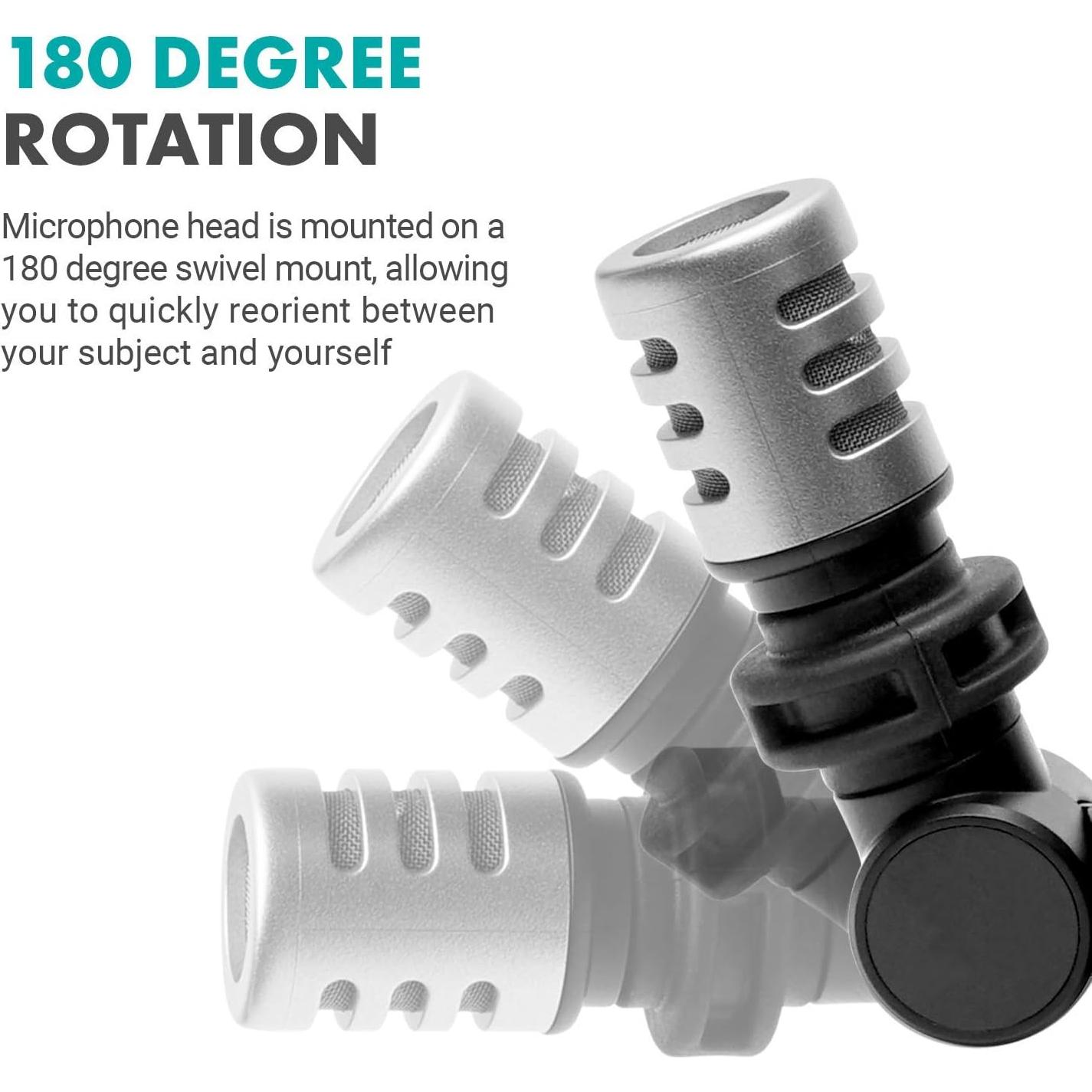 Micrófono de Audio de Bolsillo Movo MA5U Omnidireccional USB