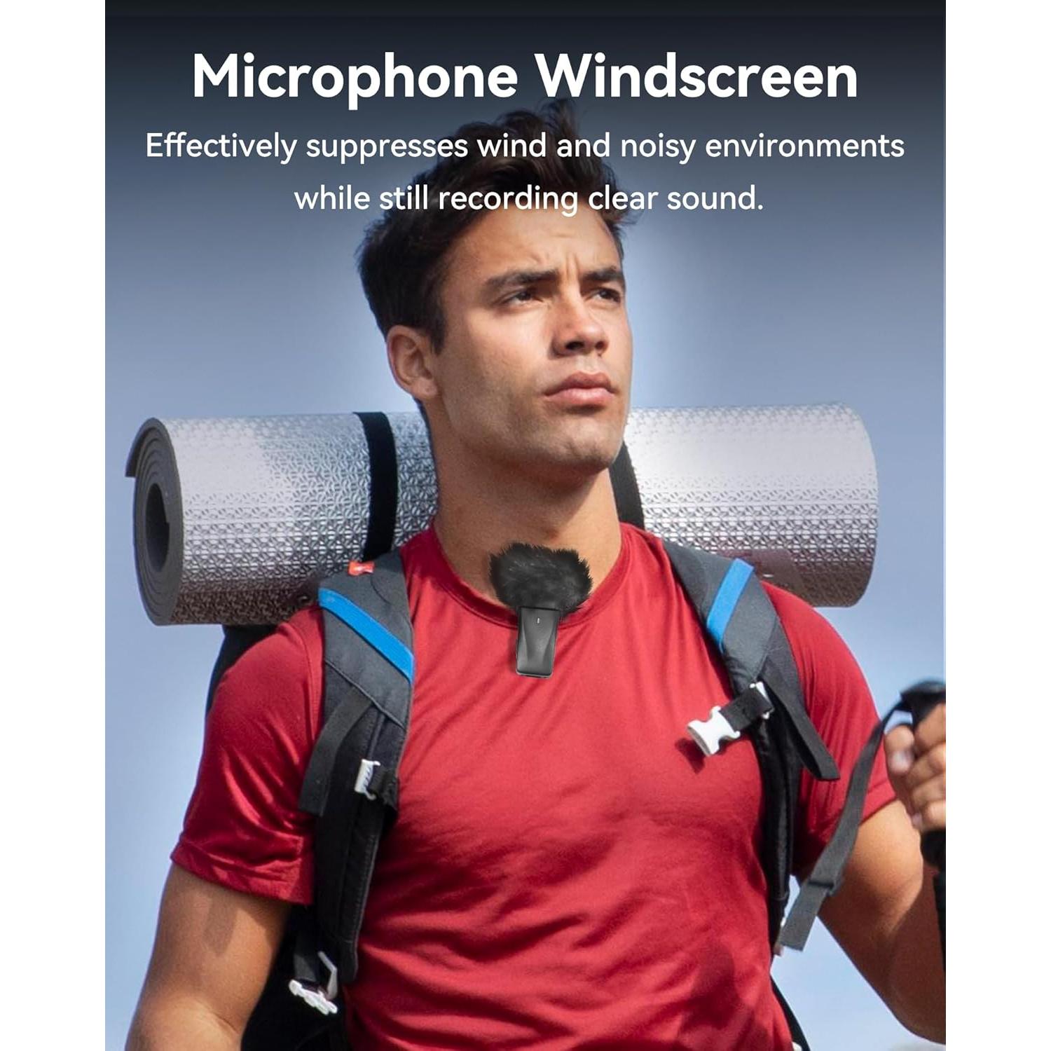 Micrófono Lavalier Inalámbrico PILSAMAS P6PRO Plus 48kHz