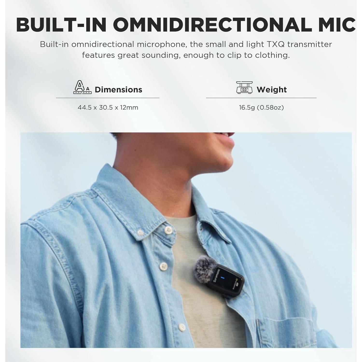 Micrófono Lavalier Inalámbrico Saramonic Blink500 ProX Q4