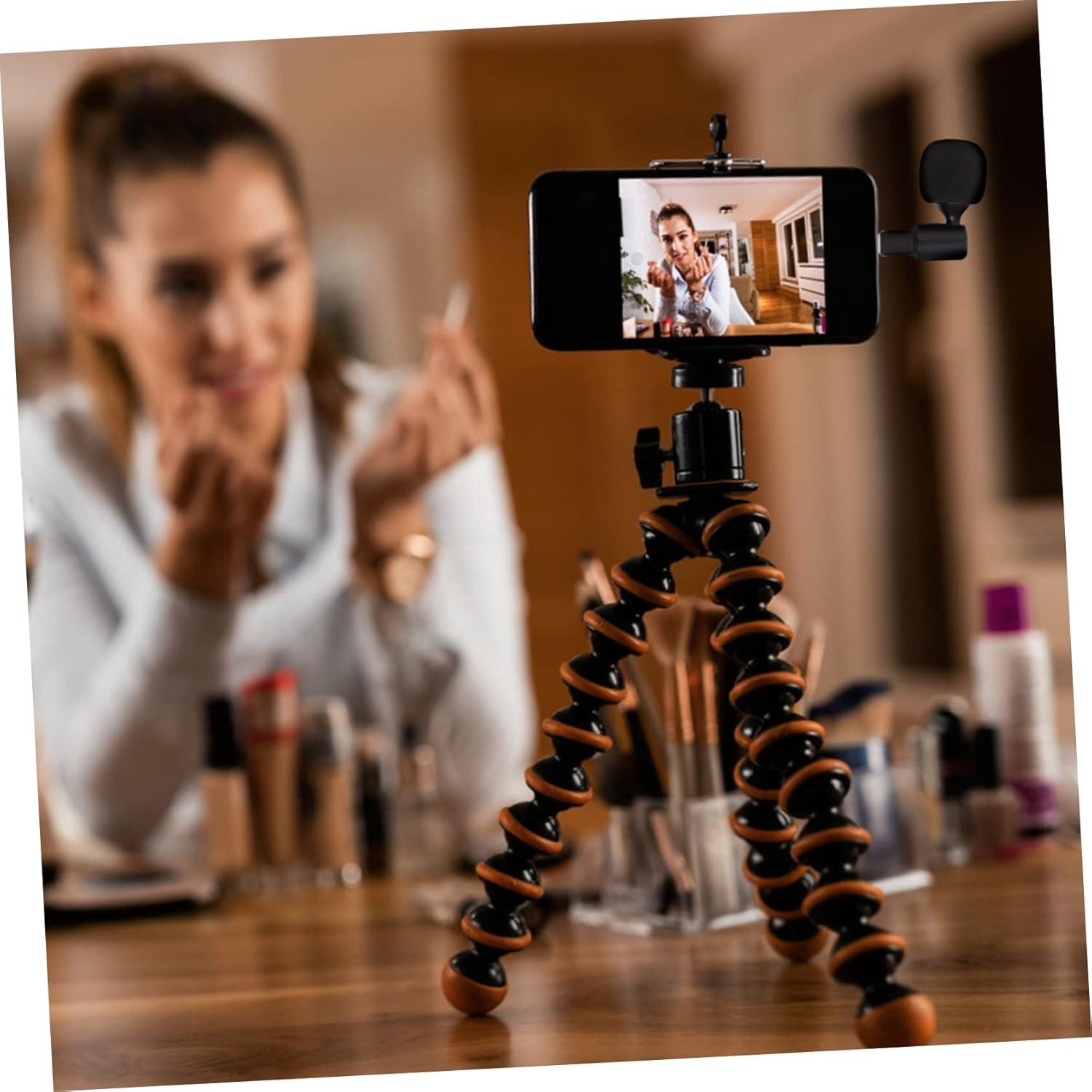 Micrófono Tipo-C Vaguelly con Cubierta de Esponja - Negro