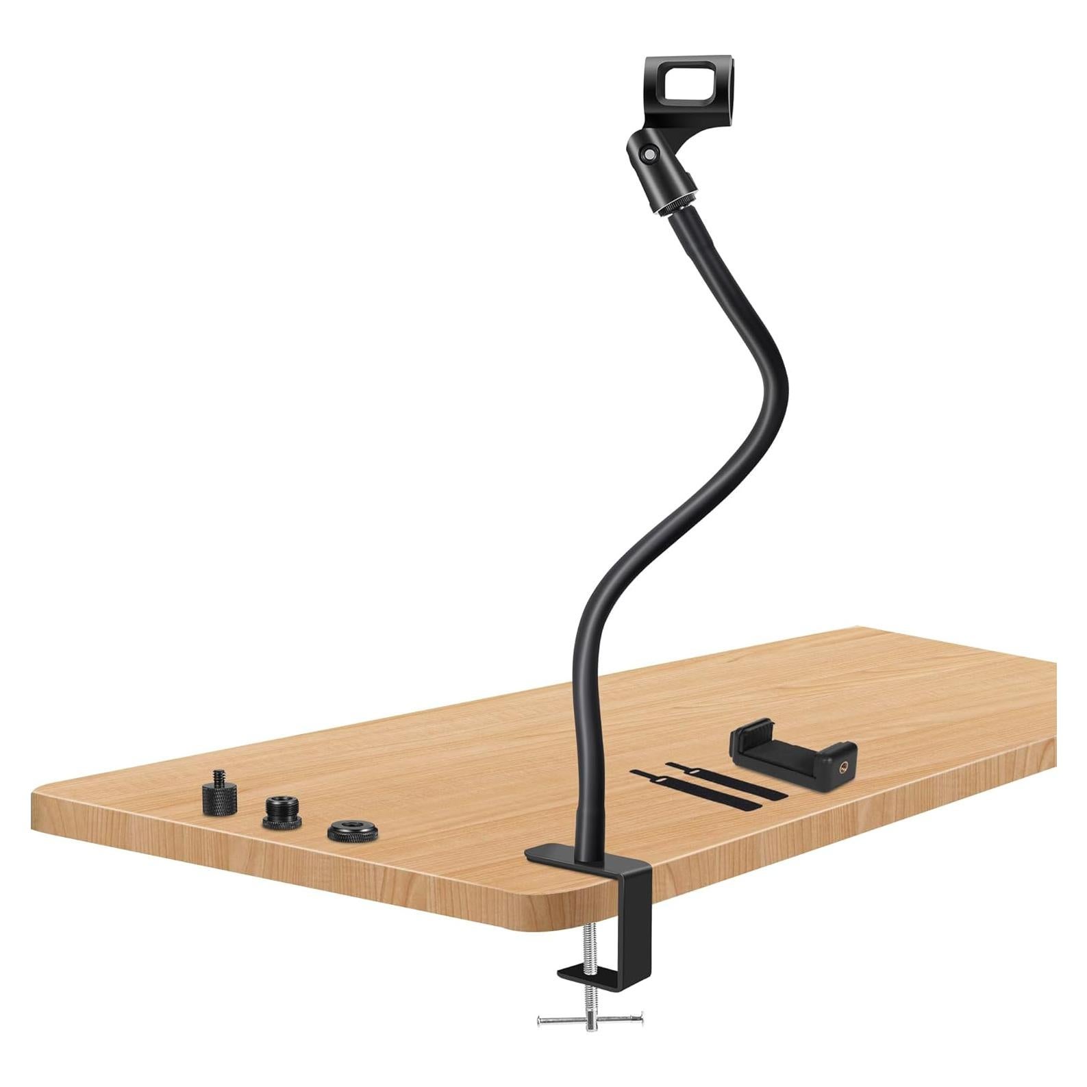 Soporte de Micrófono Prizmora 52 cm Ajustable Negro