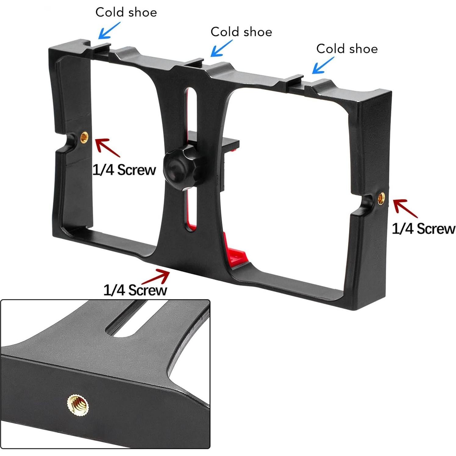 Jaula de Cámara de Video para Teléfono PenRux - Ligera y Resistente