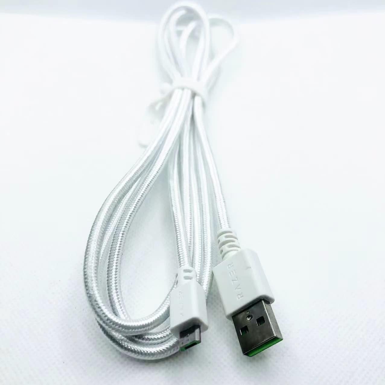Micro USB Cable for Razer Seiren X/Seiren Elite/Seiren Emote Streaming Microphone (White)