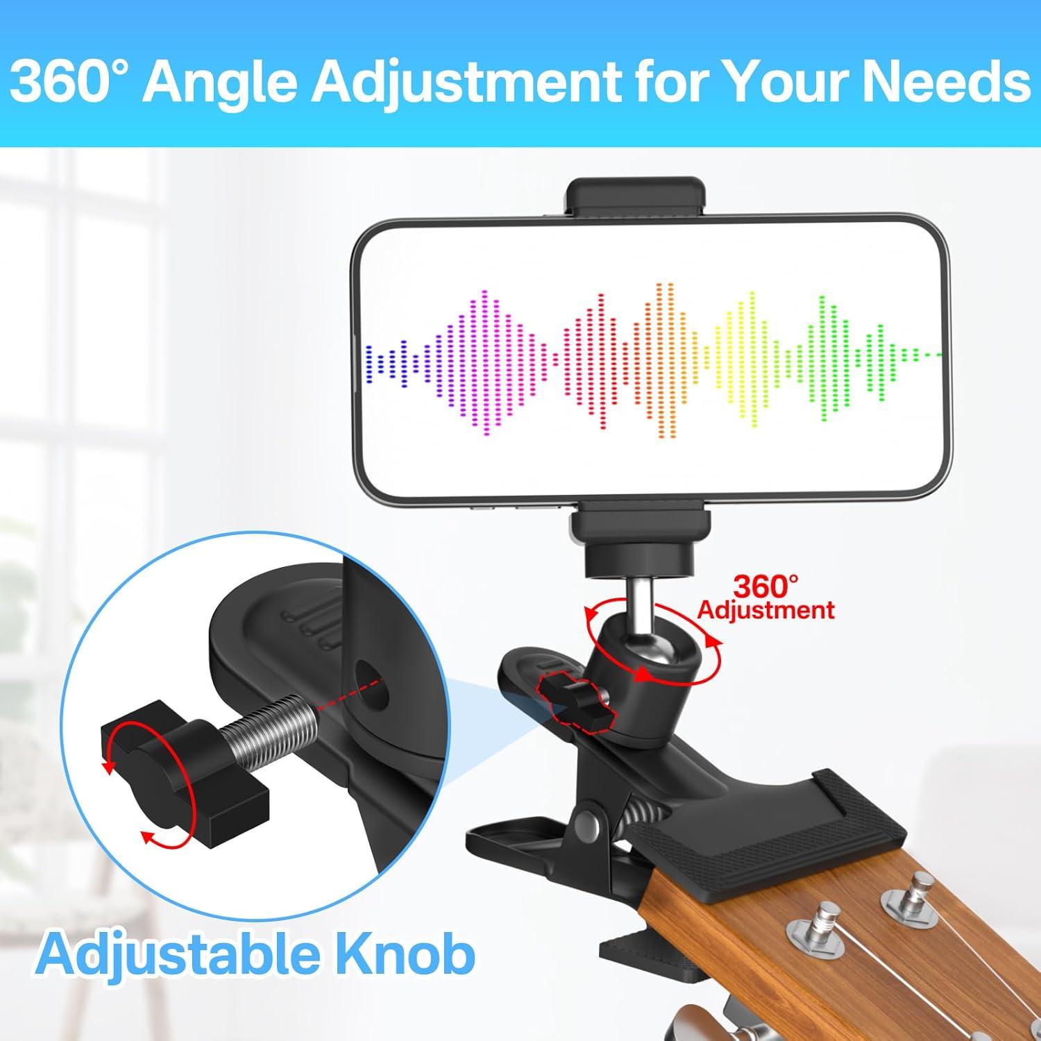 Bandeja Soporte Micrófono Universal con Soporte Teléfono 16.5x22cm