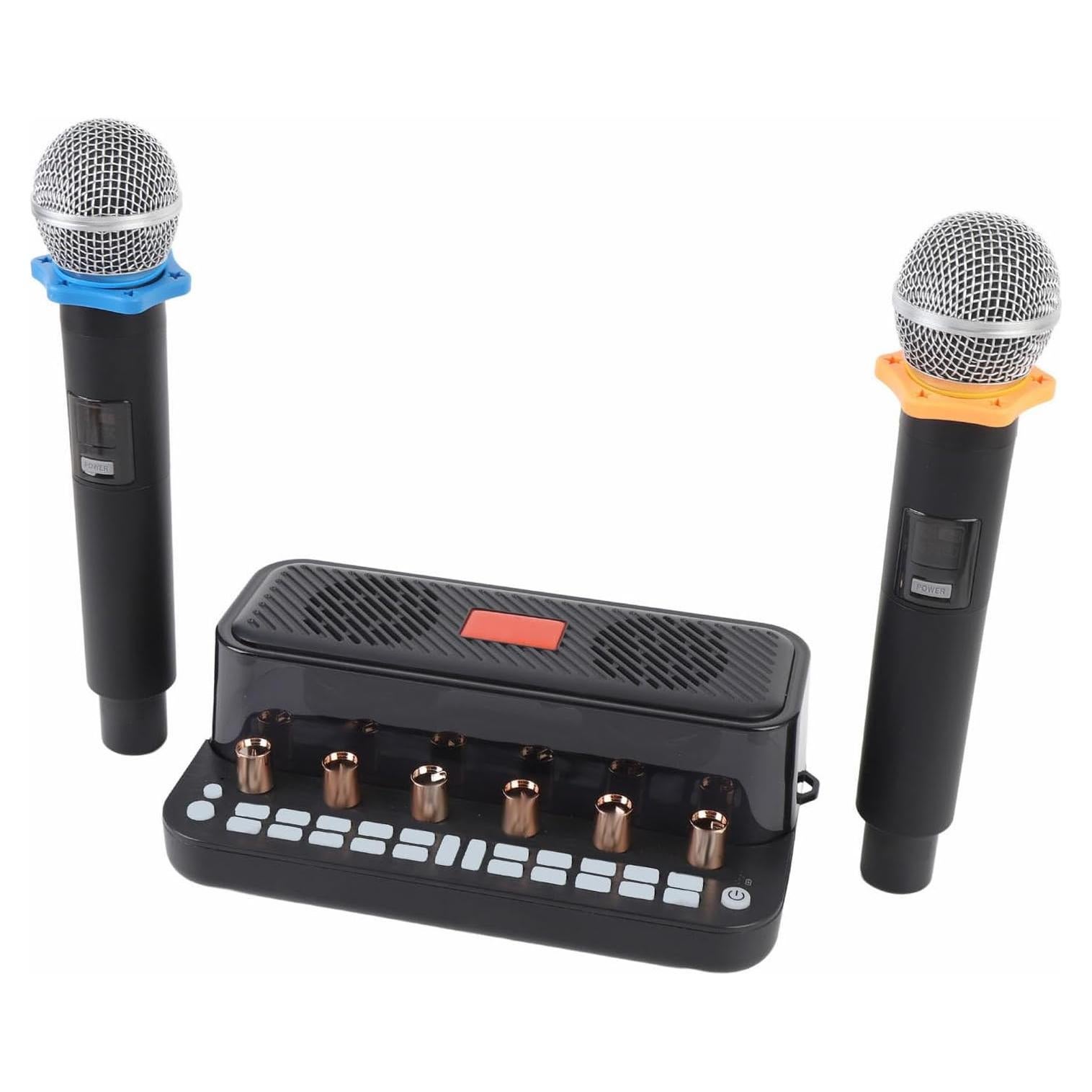 Sistema de Mezclador de Karaoke Inalámbrico Bewinner con 2 Micrófonos
