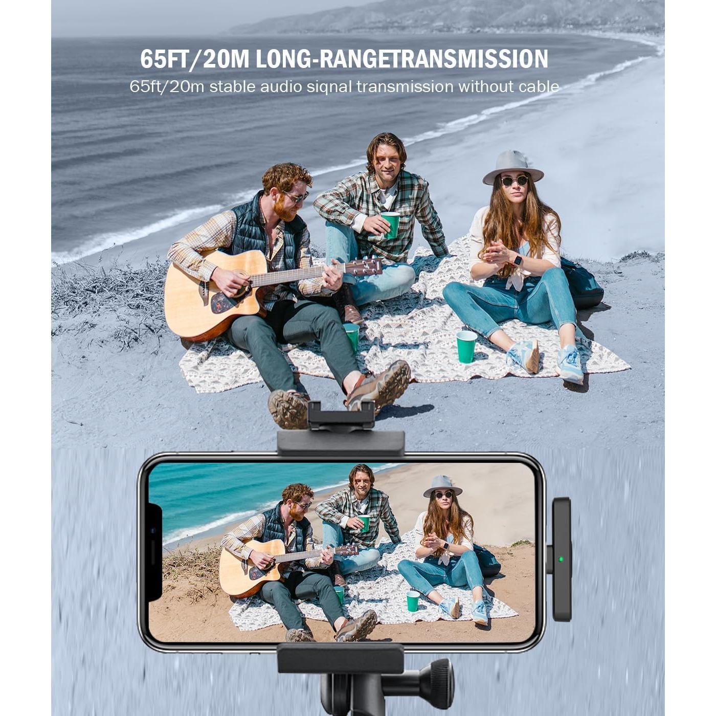 Micrófono Lavalier Inalámbrico Wedaniya WM840 para iPhone y Android