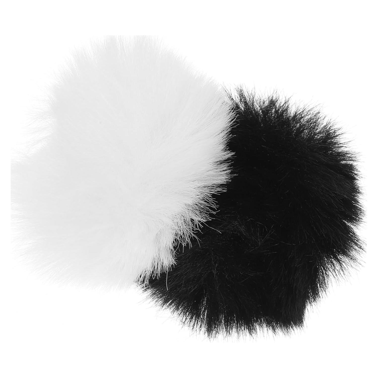 SUPVOX 24pcs Microphone Cover Windproof Fur Filter for Outdoor Use Reduces Wind Noise Compatible Lavalier and Handheld Mics and Colors Included